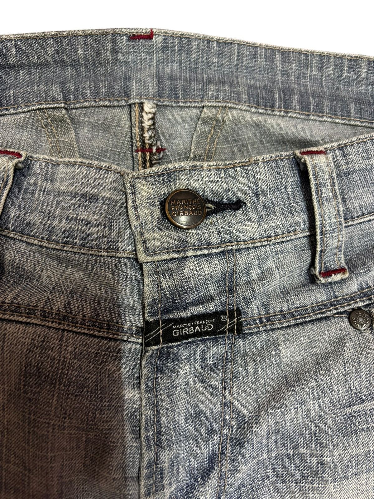 Marithe + Francois Girbaud Vtg 90s MFG Marithe Francois Girbaud Flared Bootcut Jeans Size US 32 / EU 48 - 7 Thumbnail
