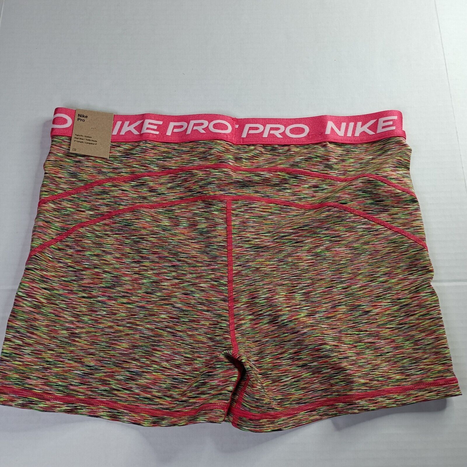 Nike NWT Nike Women's 2XL Pro 3'' Athletic Training Shorts Multi Size 36" / US 14 / IT 50 - 4 Thumbnail