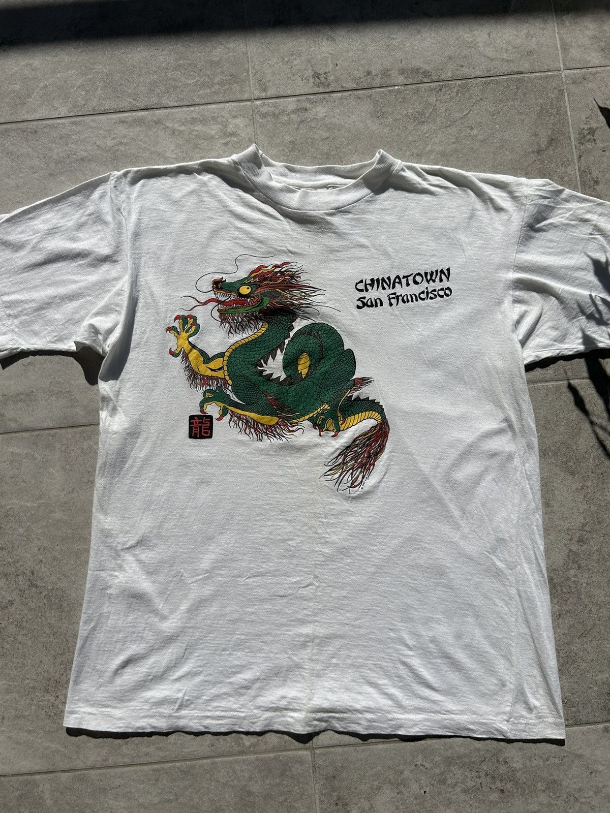 Hanes × Vintage 1987 Chinatown Single Stich SF tee 80s Size US L / EU 52-54 / 3 - 2 Thumbnail