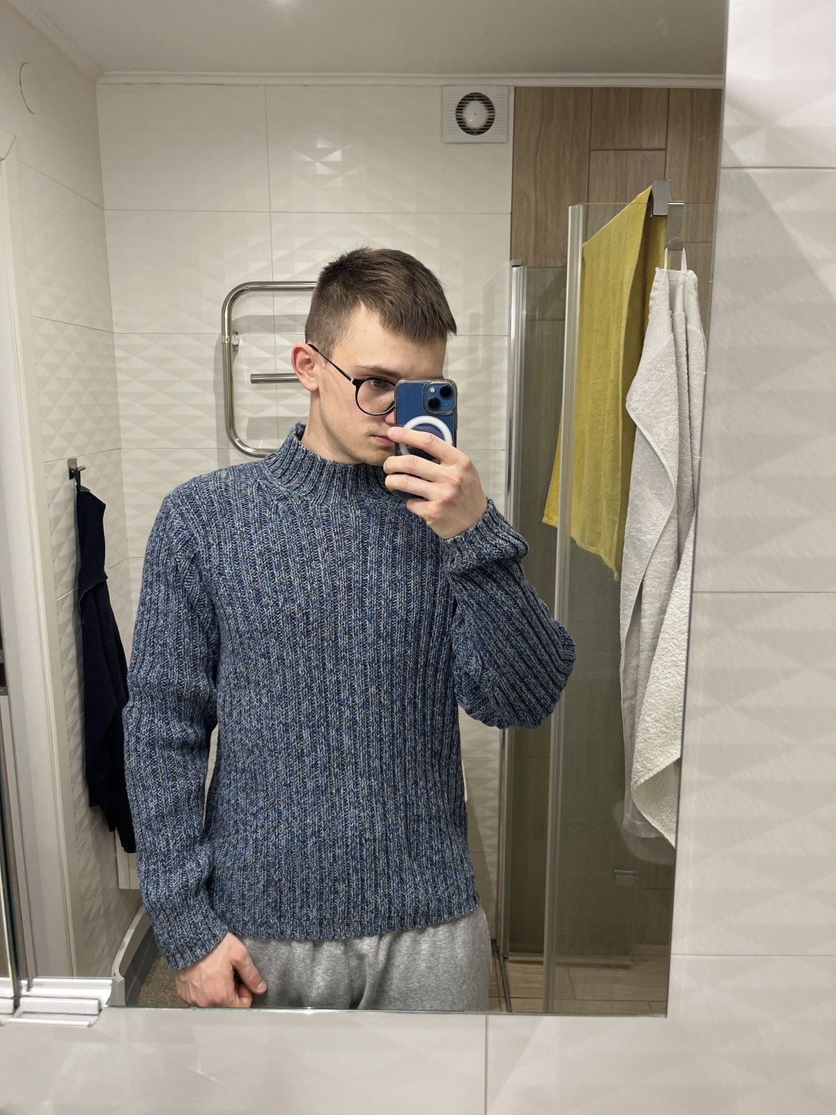 Gap × Vintage Vintage Gap y2k heavy knit cotton sweater zora knitted rare Size US M / EU 48-50 / 2 - 3 Thumbnail