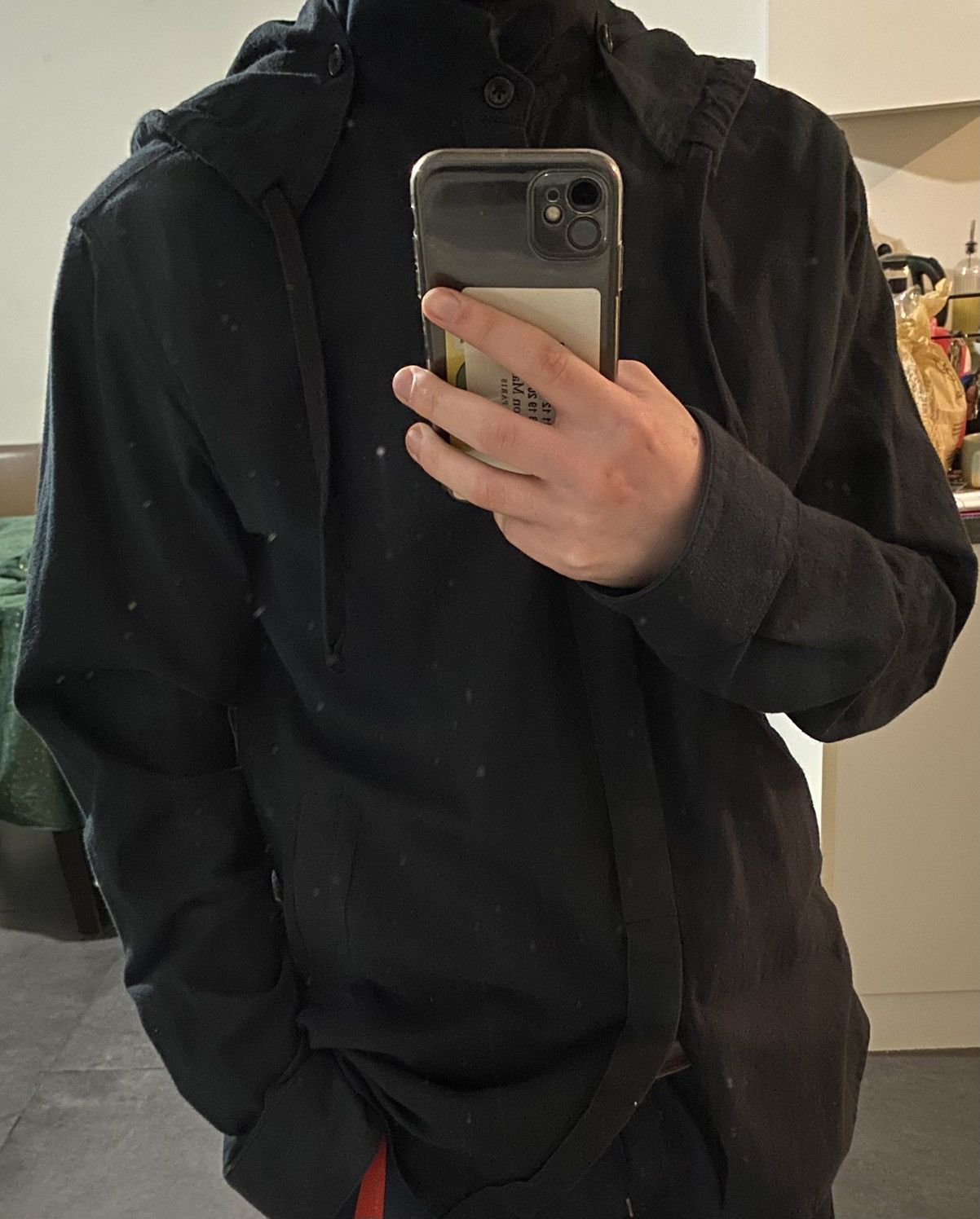 Ann Demeulemeester 2000s aan demeulemeester hooded overshirt Size US M / EU 48-50 / 2 - 7 Thumbnail