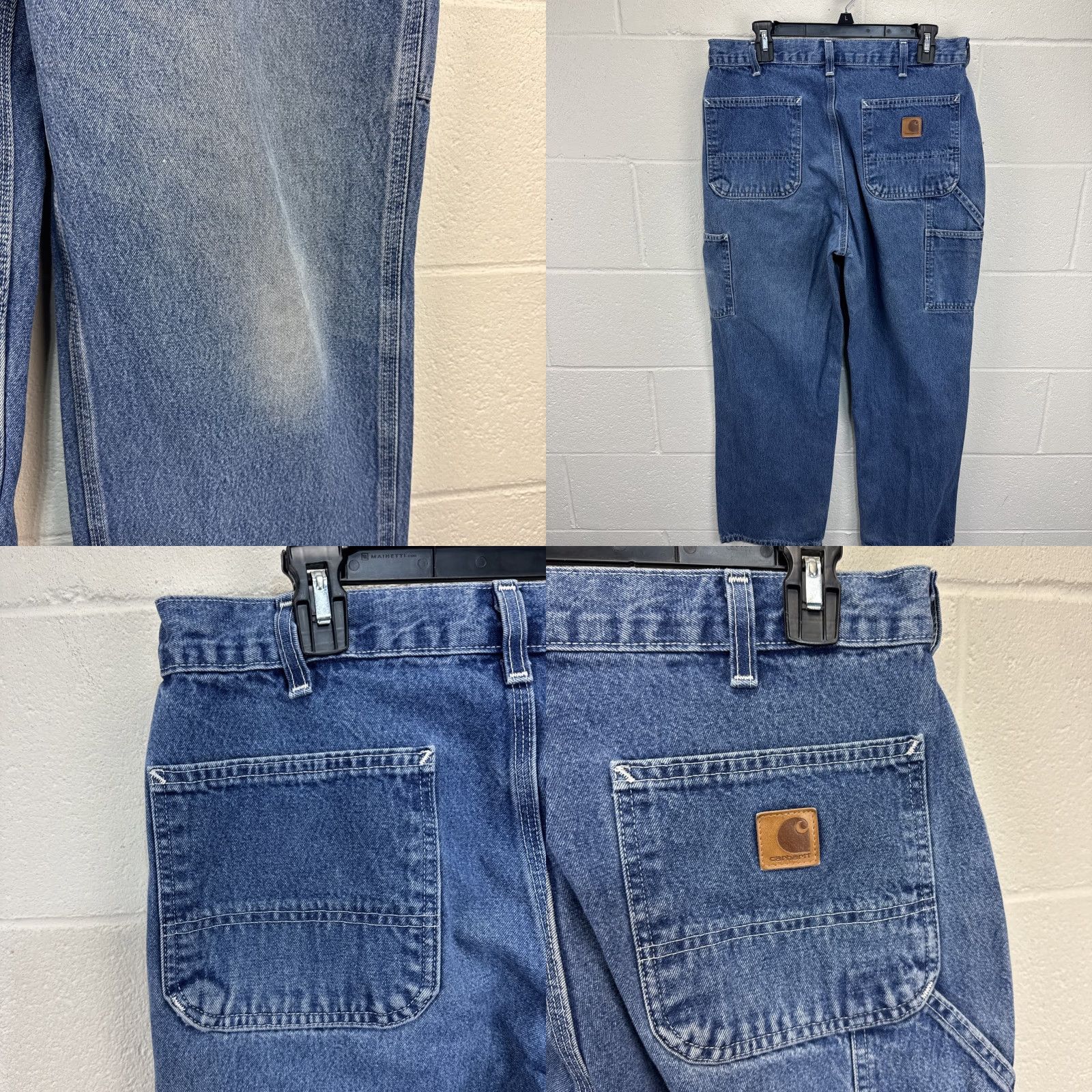 Carhartt Carhartt Jeans Men’s 34x30 B13 DP S Loose Original Fit Denim Blue Size US 34 / EU 50 - 8 Thumbnail