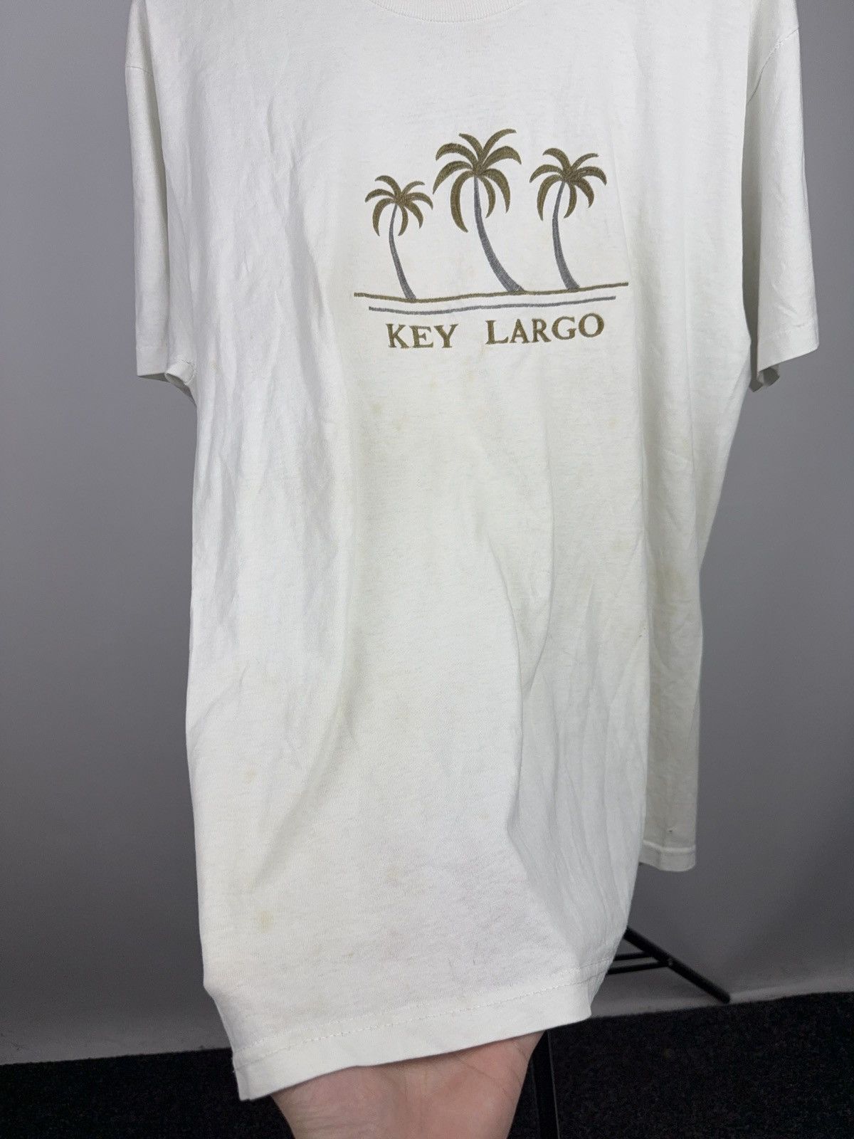 Vintage Vintage 90s Key Largo Palm Tree Graphic Tee Murina USA Size US L / EU 52-54 / 3 - 6 Thumbnail