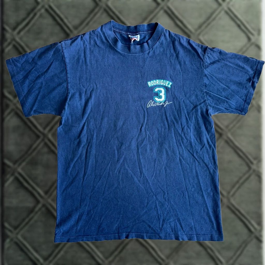 MLB VINTAGE MLB Shirt L Blue Seattle Mariners Alex Rodriguez MLBPA Men Size GUC Size US L / EU 52-54 / 3 - 1 Thumbnail