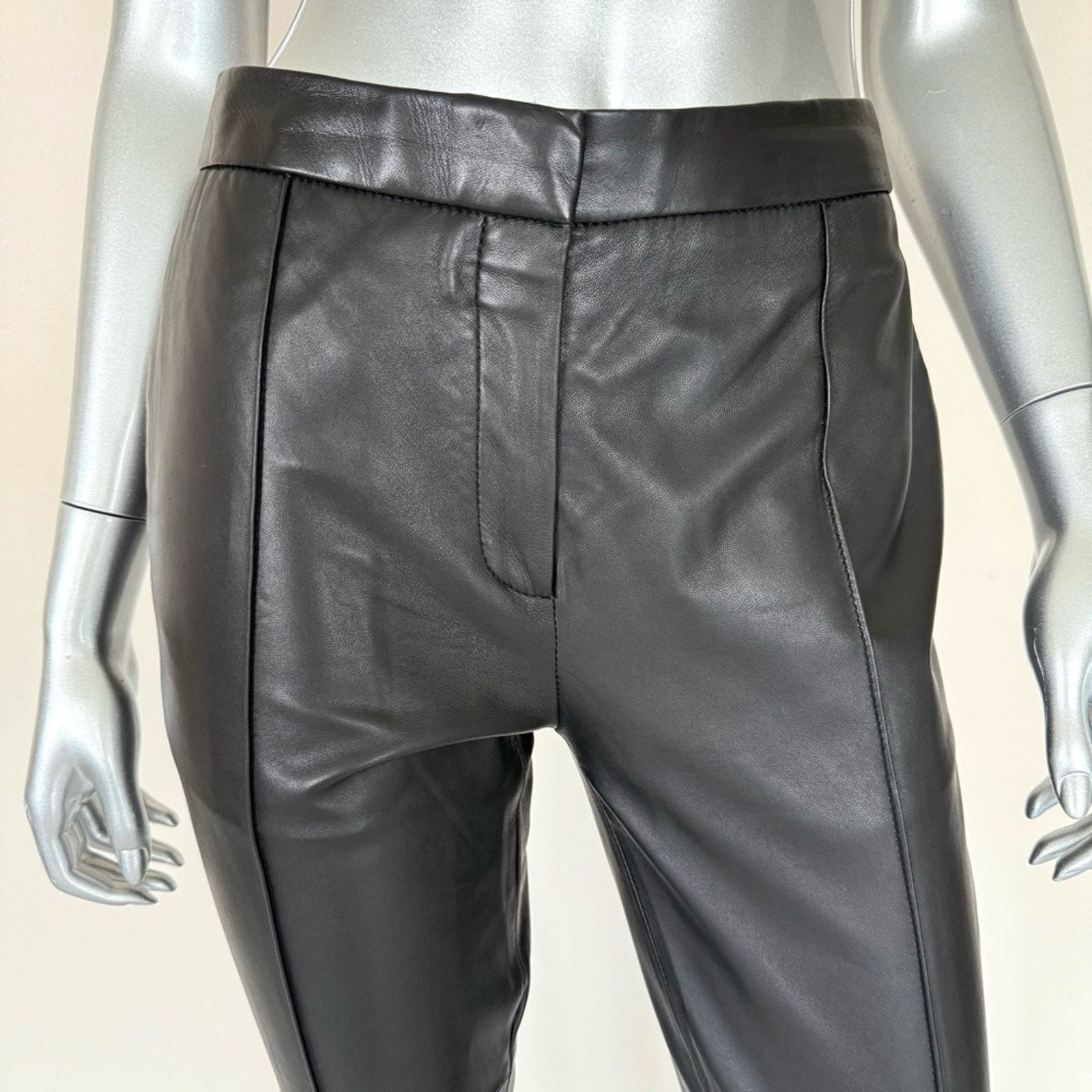 Iro IRO women leather pants size 38 FR or 6 US Retail 850$ Size 28" / US 6 / IT 42 - 2 Thumbnail