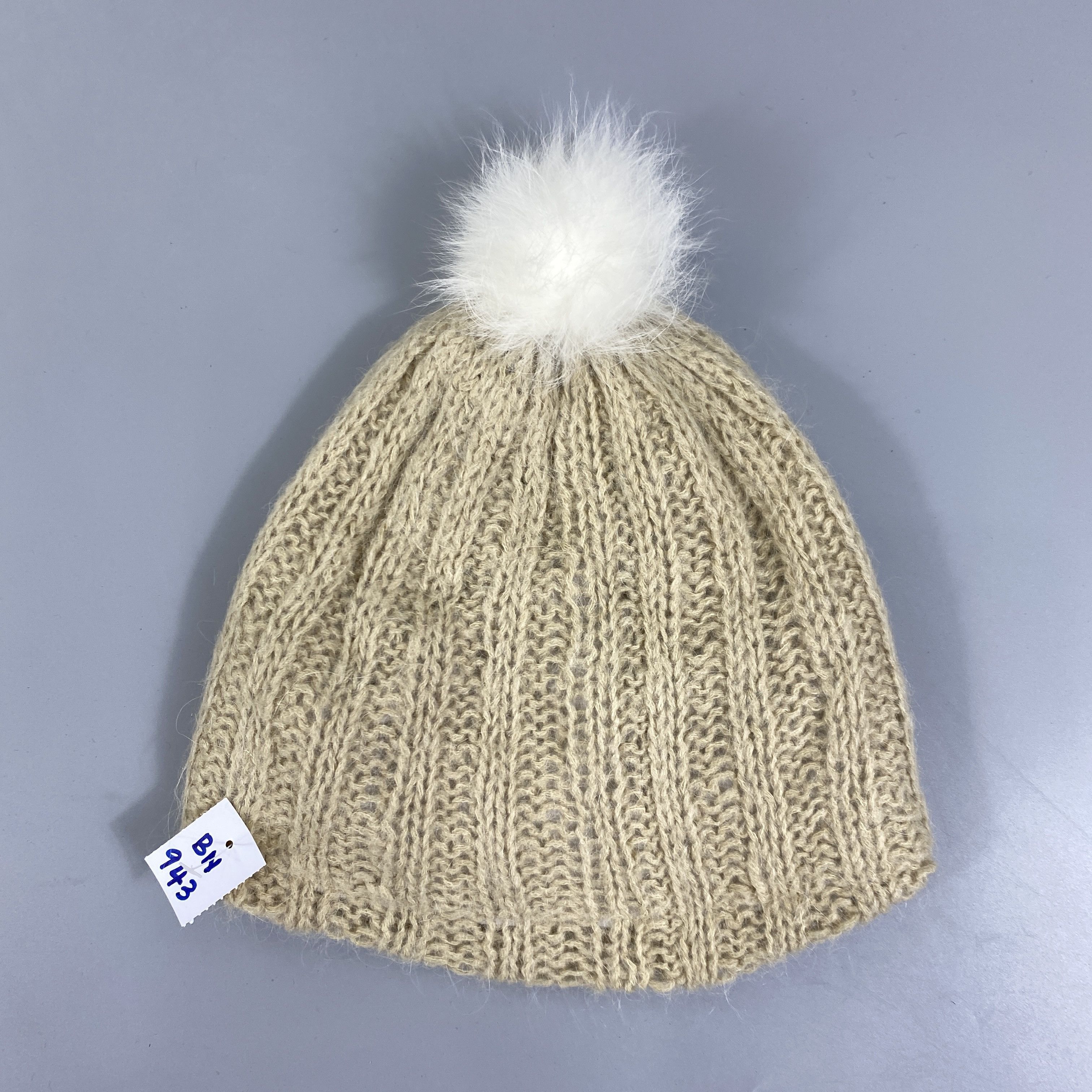 Japanese Brand Crochet Beanie Hats With Pom Pom -BN943 Size ONE SIZE - 7 Thumbnail