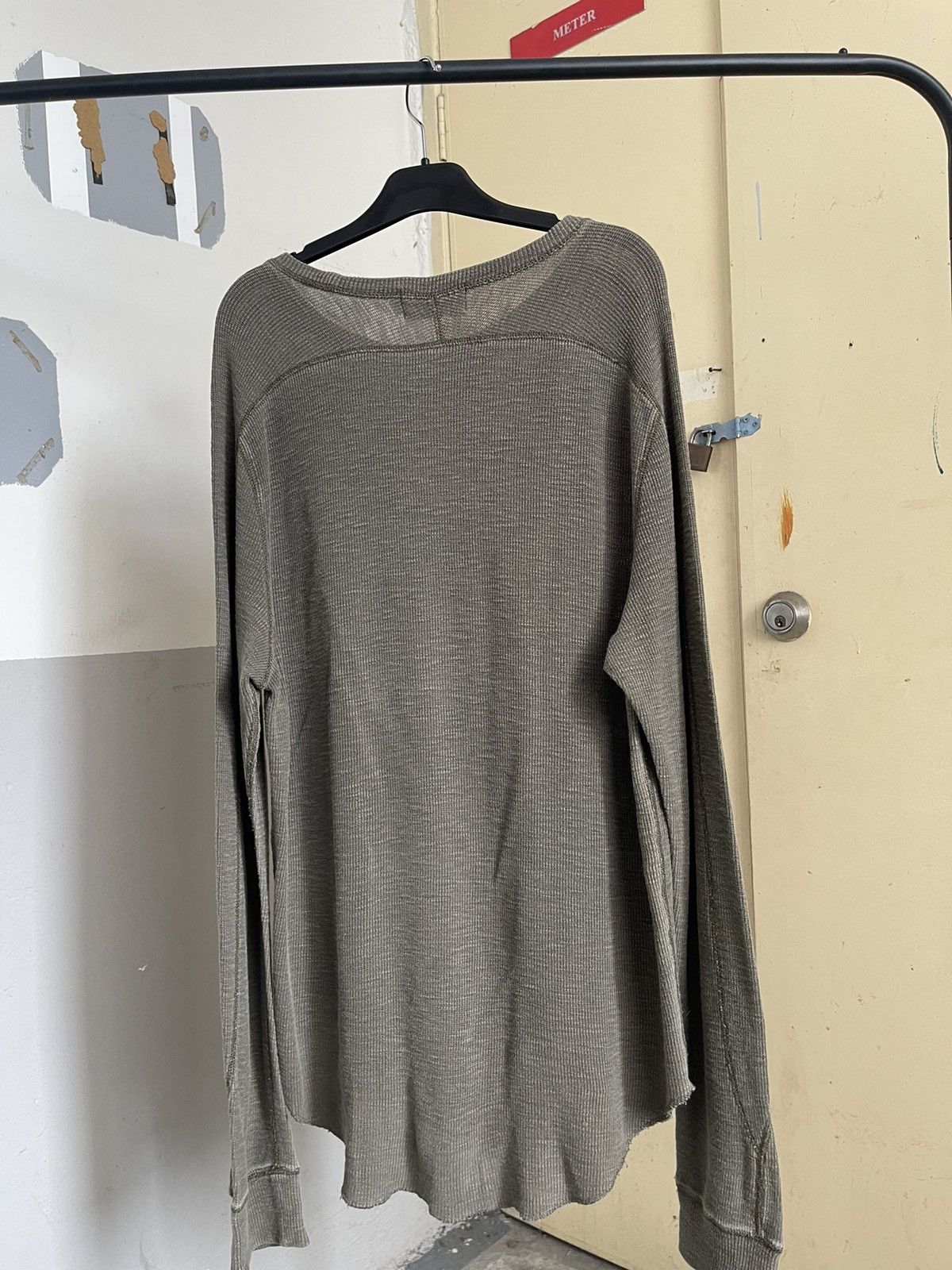 RRL Ralph Lauren RRL Ralph Lauren Waffle Knit Crewneck Thermal Longsleeve Size US XL / EU 56 / 4 - 3 Thumbnail