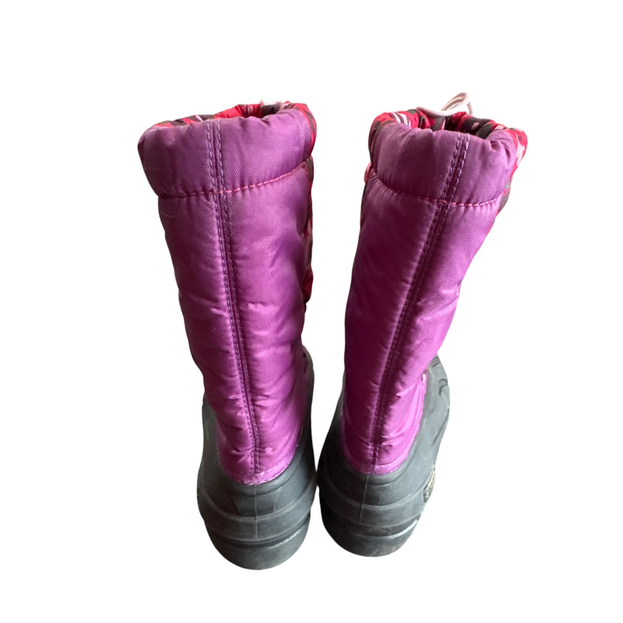 SOREL Sorel Womens Red Pink Floral Winter Rain Boots Size 4 SKU811 Size US 4 / IT 34 - 6 Thumbnail