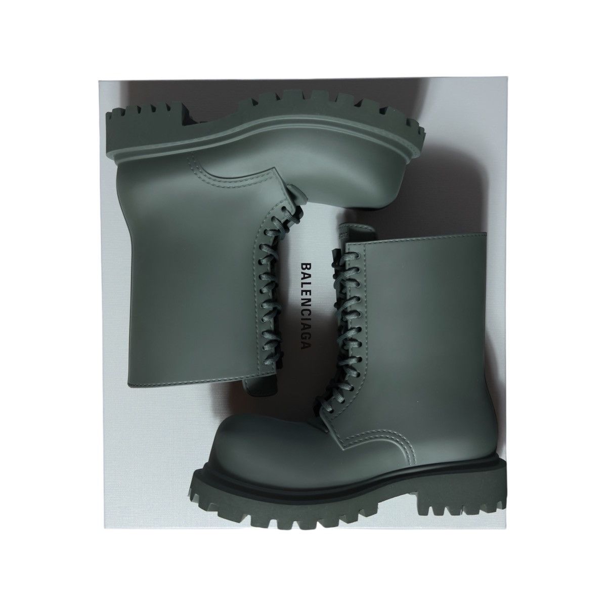 Balenciaga Balenciaga Dark Khaki Steroid Boot Size US 7 / EU 40 - 2 Thumbnail