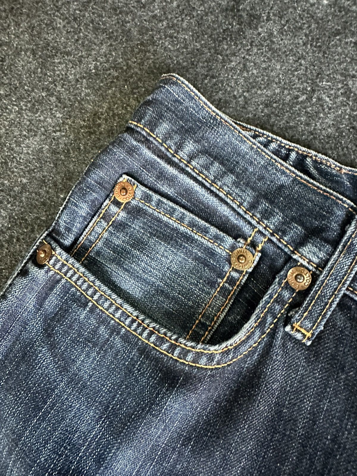 BUFFALO BOBS × Edwin × If Six Was Nine Vintage Edwin 503 Japan Blue Indigo Denim D119 Size US 30 / EU 46 - 8 Thumbnail