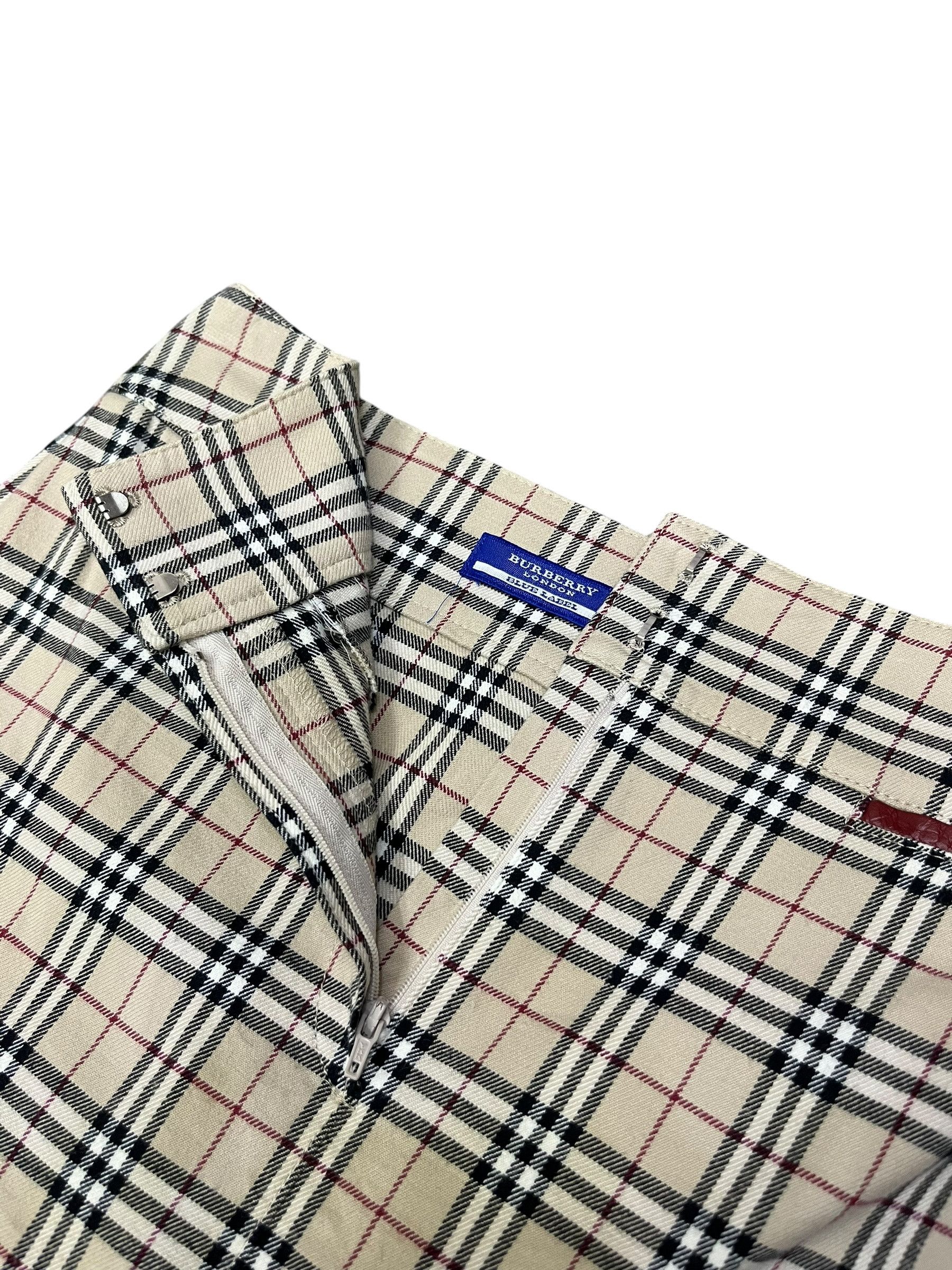Burberry Burberry Blue Label Nova Check Zip Skirt Japan Size 25" / US 0 / IT 36 - 5 Thumbnail