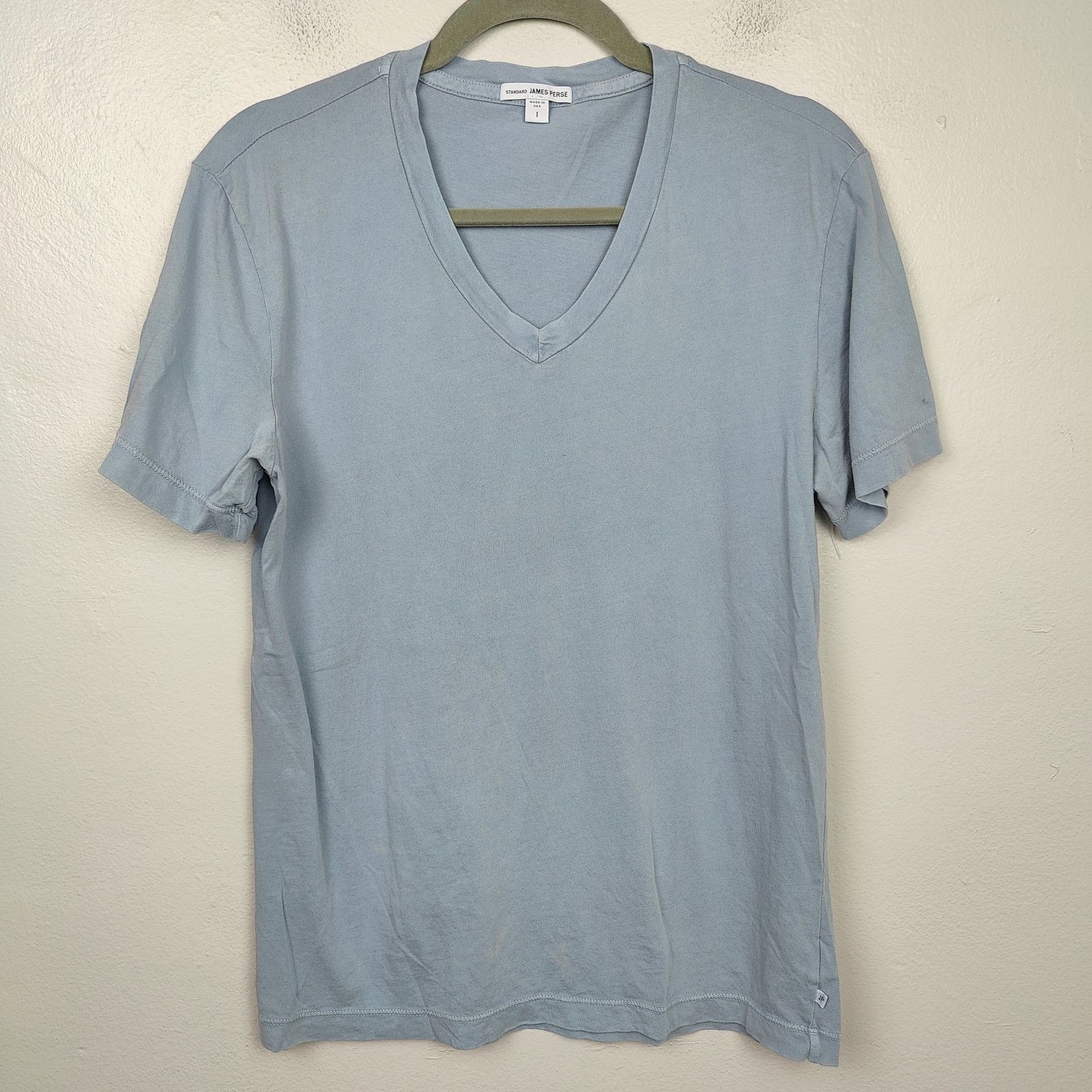 Other Standard James Perse Short Sleeve V-Neck T-Shirt 1 Small Size US S / EU 44-46 / 1 - 1 Thumbnail