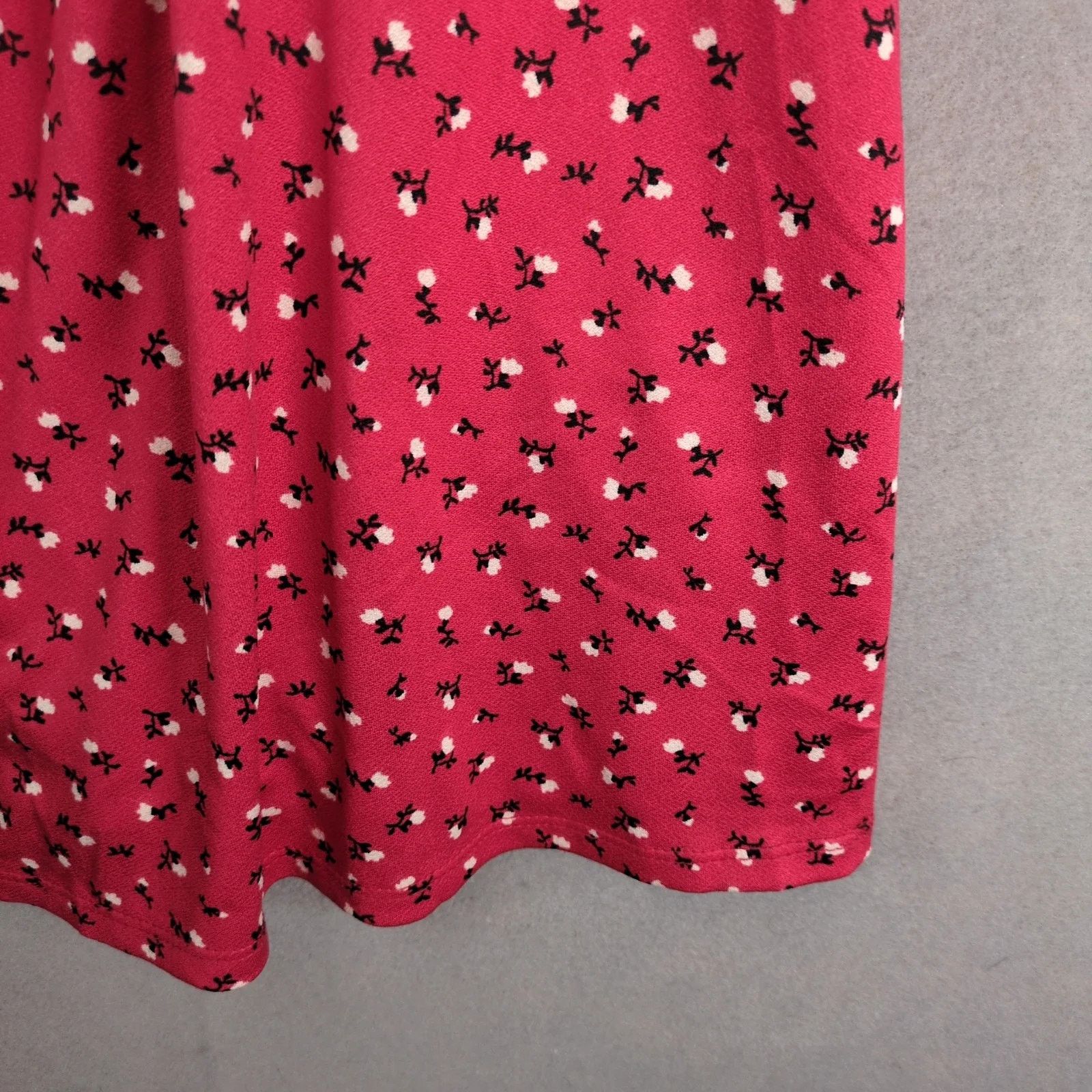 Other Lily Rose Red White Floral Y2K Babydoll Mini Dress Sz L Size L / US 10 / IT 46 - 9 Thumbnail
