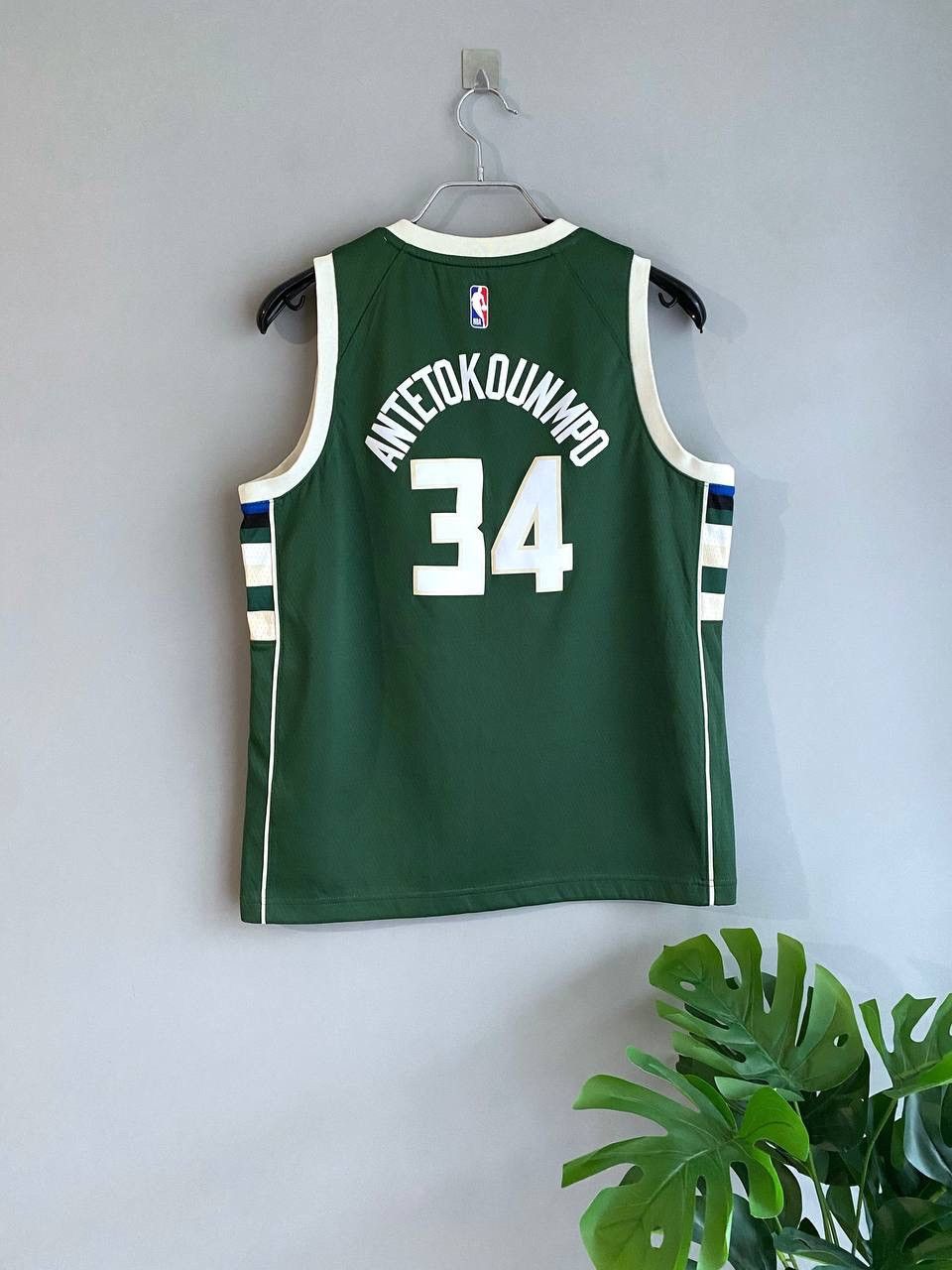 NBA × Nike NBA Milwaukee Bucks Jersey #34 ANTETOKOUNMPO Youth L 14/16 Size US XS / EU 42 / 0 - 9 Thumbnail