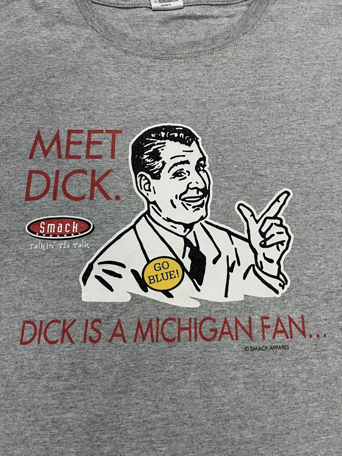Vintage VINTAGE MEET DICK SMACK APPAREL TEE VERY RARE Size US L / EU 52-54 / 3 - 2 Thumbnail