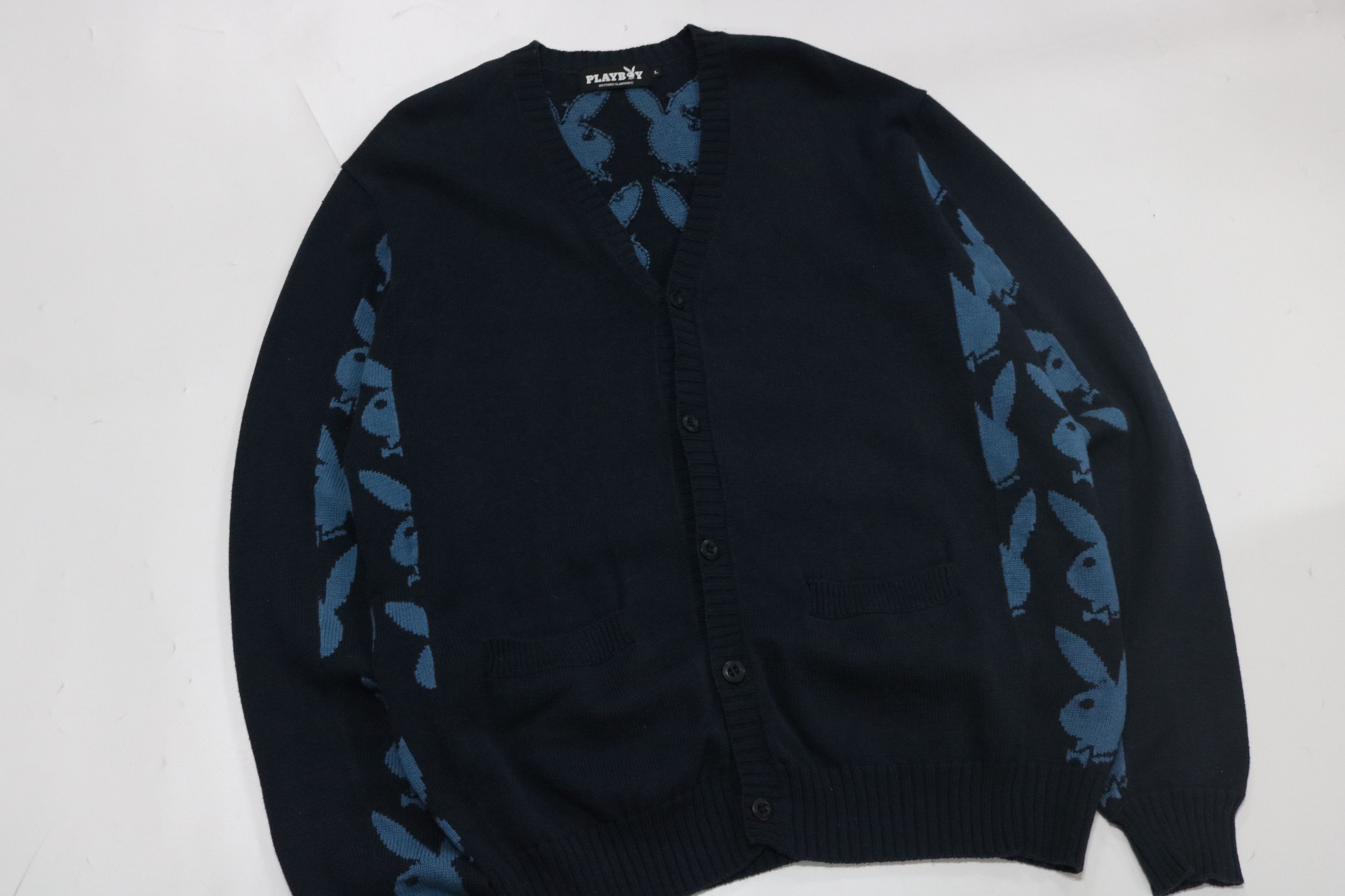 Hysteric Glamour HYSTERIC GLAMOUR × PLAYBOY Knit Cardigan Size US L / EU 52-54 / 3 - 5 Thumbnail