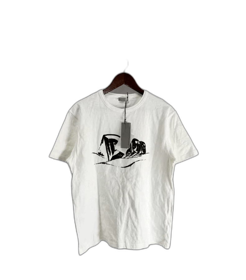 Dior Dior white short sleeve T-shirt L Size US L / EU 52-54 / 3 - 1 Thumbnail