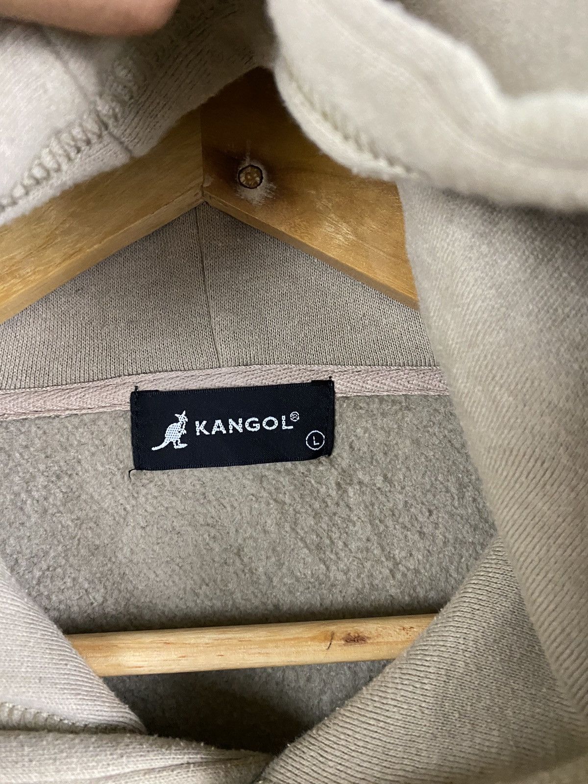 Kangol × Vintage Vintage Kangol Hoodie Logo Centre Pullover Size US XL / EU 56 / 4 - 6 Thumbnail