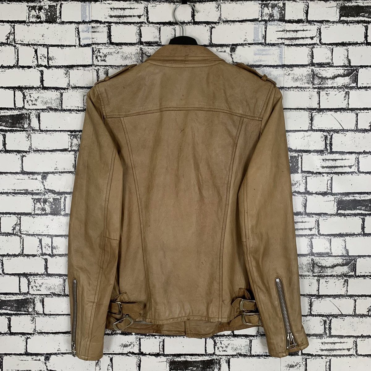 Vanquish × Vintage Vintage Vanquish Tokyo Japan Double Collar Leather Jacket Size US S / EU 44-46 / 1 - 7 Thumbnail