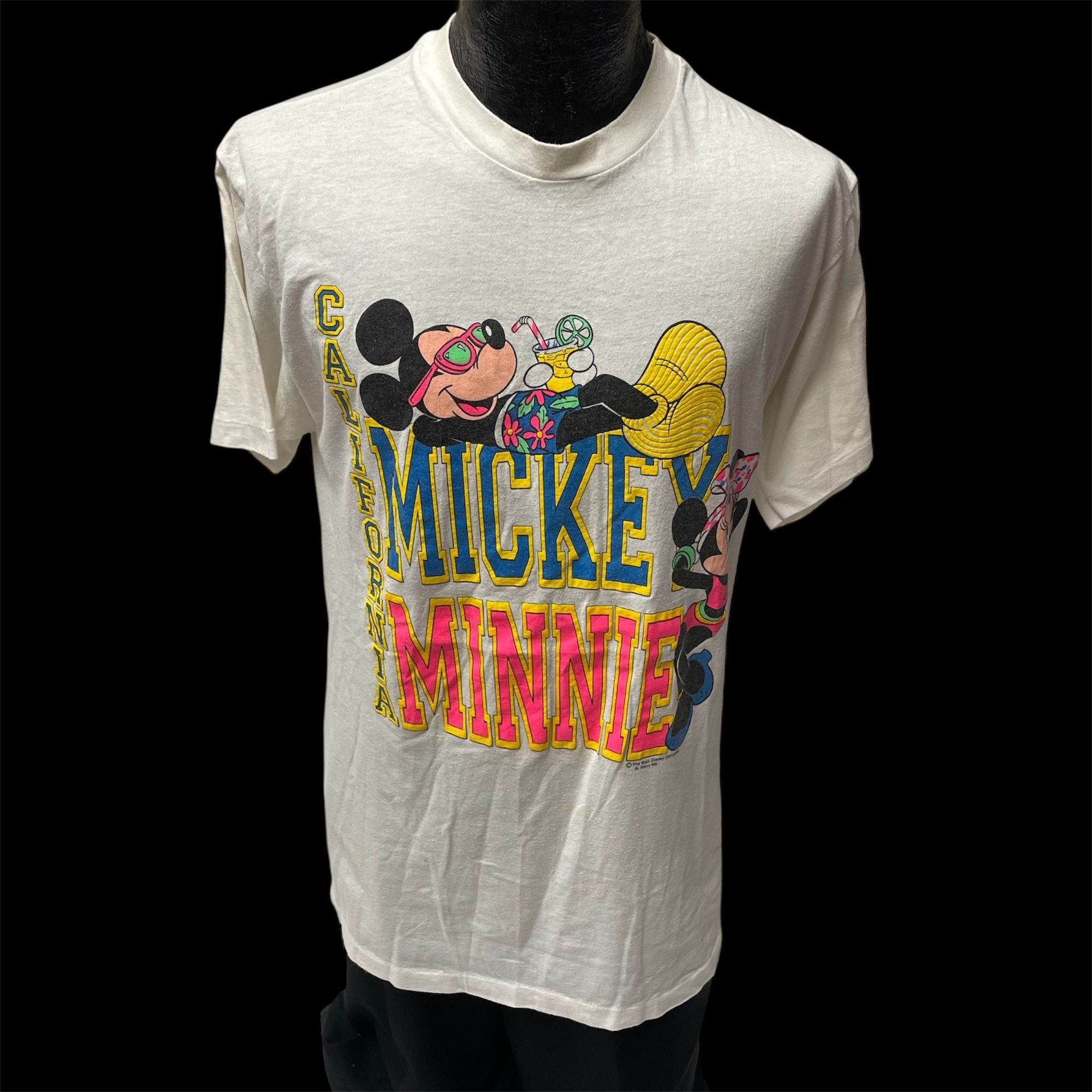 Other Vtg Sherry California MICKEY & MINNIE Mouse Disney T Shirt Size US L / EU 52-54 / 3 - 3 Thumbnail