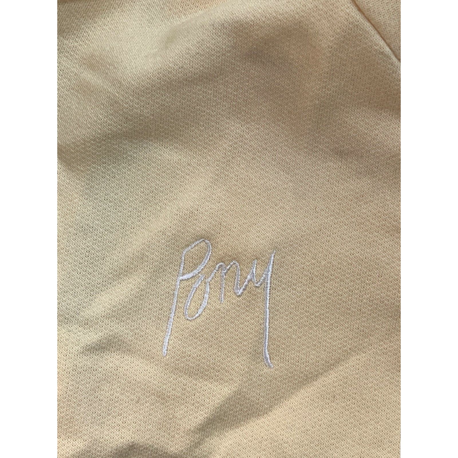 PONY VINTAGE PONY Track Jacket Womens M Yellow 80s 90s NWT Deadstock Embroidered Logo White Trim Pocketed Activewear Jacket Mens? Womens Size M / US 6-8 / IT 42-44 - 4 Thumbnail