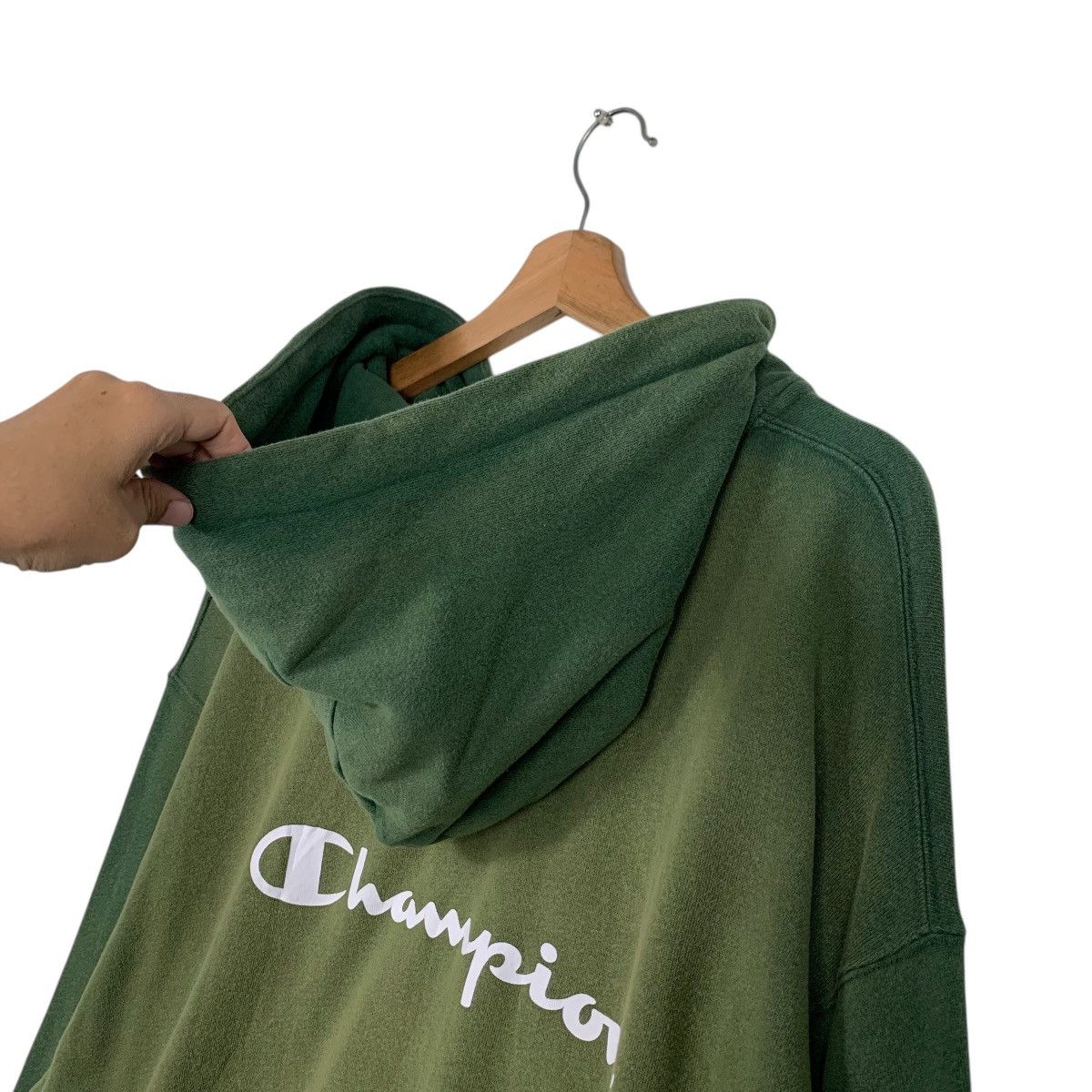 Champion CHAMPION Big Logo Sun Faded Pullover Hoodies #1790-C79 Size US XXL / EU 58 / 5 - 3 Thumbnail