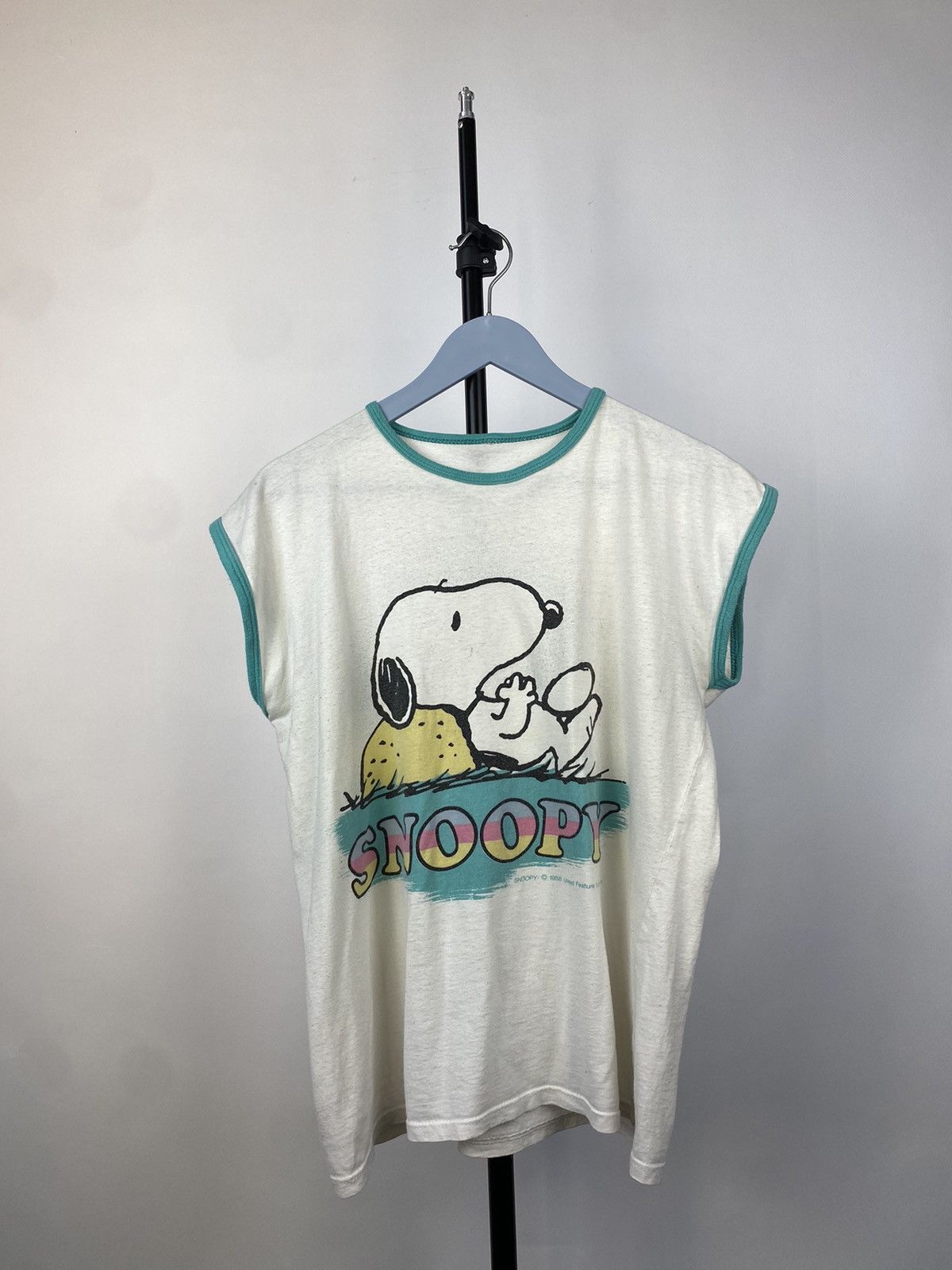 Peanuts × Vintage RARE ❗️Vintage 1958s USA SNOOPY Peanuts Sleeveless Size US S / EU 44-46 / 1 - 1 Thumbnail