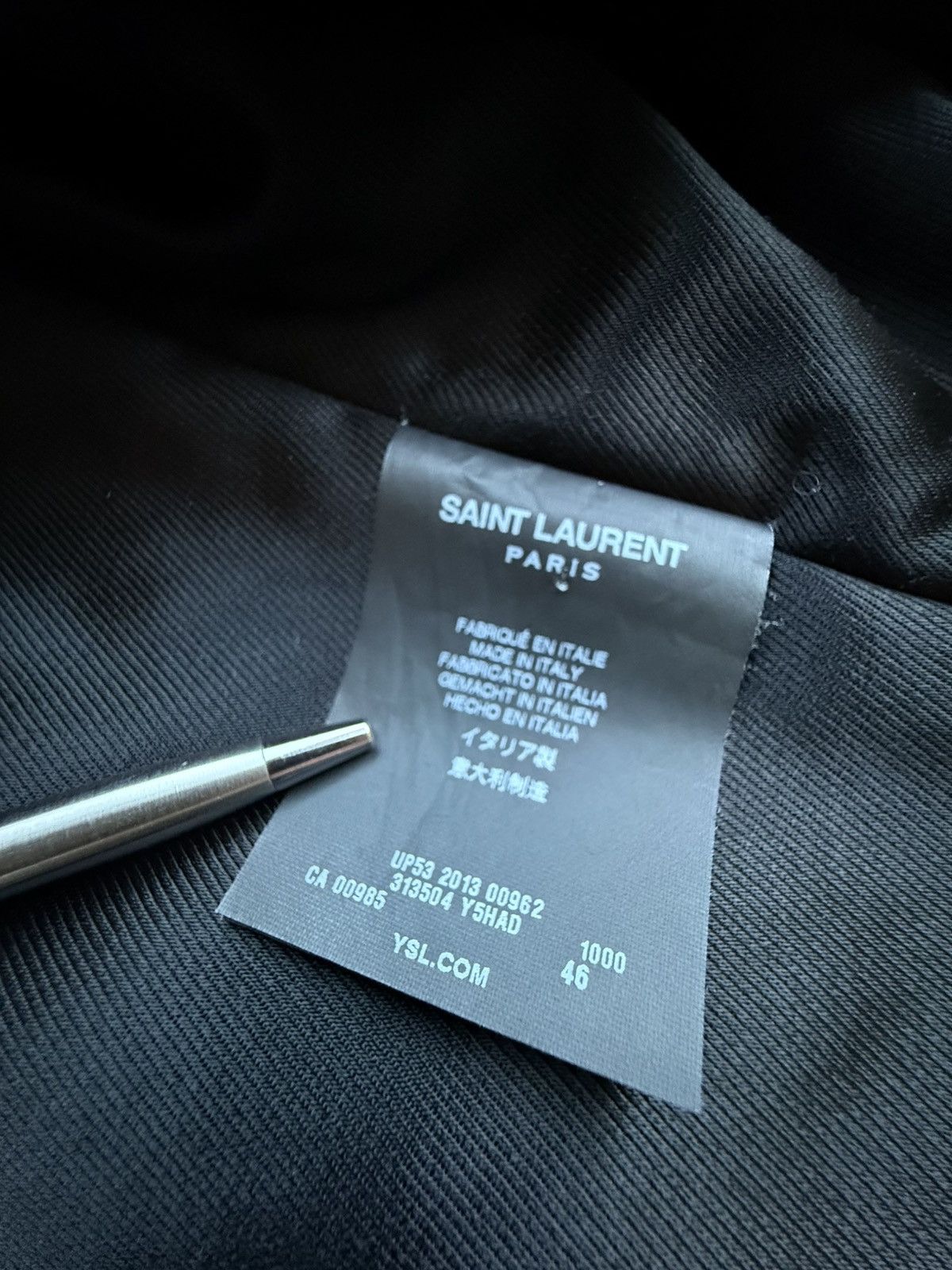 Saint Laurent Paris FW13 Holy Grail Saint Laurent L01 biker leather jacket 46 Size US S / EU 44-46 / 1 - 22 Thumbnail