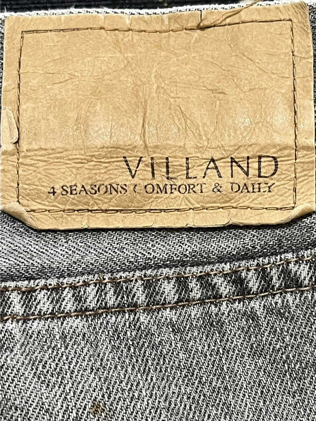 VILLAND Vintage Villand Baggy Wide Leg Faded Distressed Denim Size US 35 - 7 Thumbnail