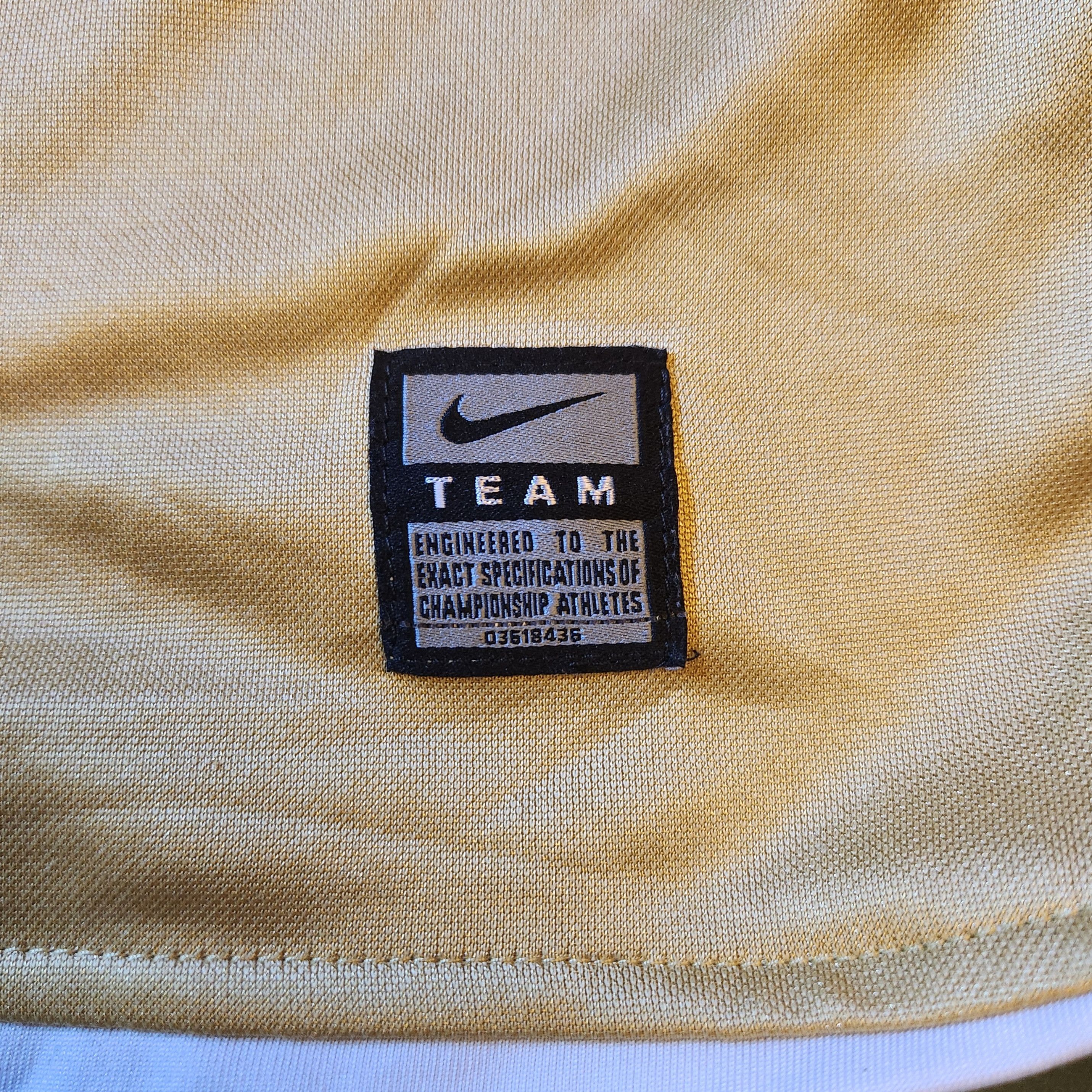 Nike Authentic Retro Juventus NEDVED 2008-2009 08/09 Away Gold Size US M / EU 48-50 / 2 - 10 Thumbnail