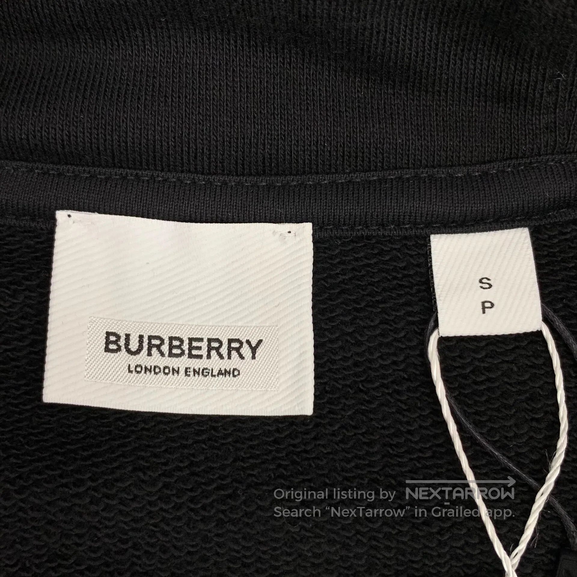 Burberry Burberry Black Fawn Printed Cotton Hooded Drawstring Long Size US S / EU 44-46 / 1 - 5 Thumbnail