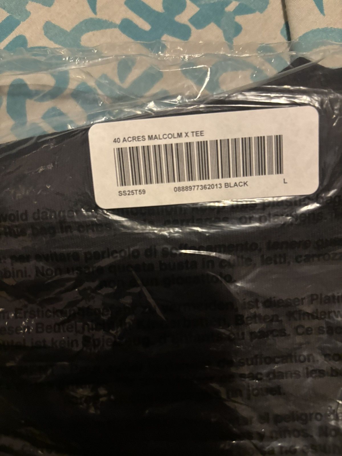 Supreme Supreme 40 Acres Malcolm X Tee Black Size Large Size US L / EU 52-54 / 3 - 6 Thumbnail