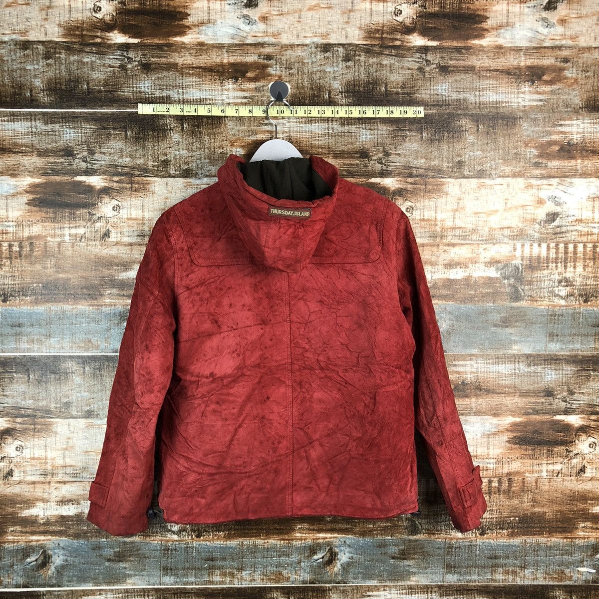 Japanese Brand Thursday Island Red Hoodie sweatshirt #A2452 Size US M / EU 48-50 / 2 - 14 Thumbnail