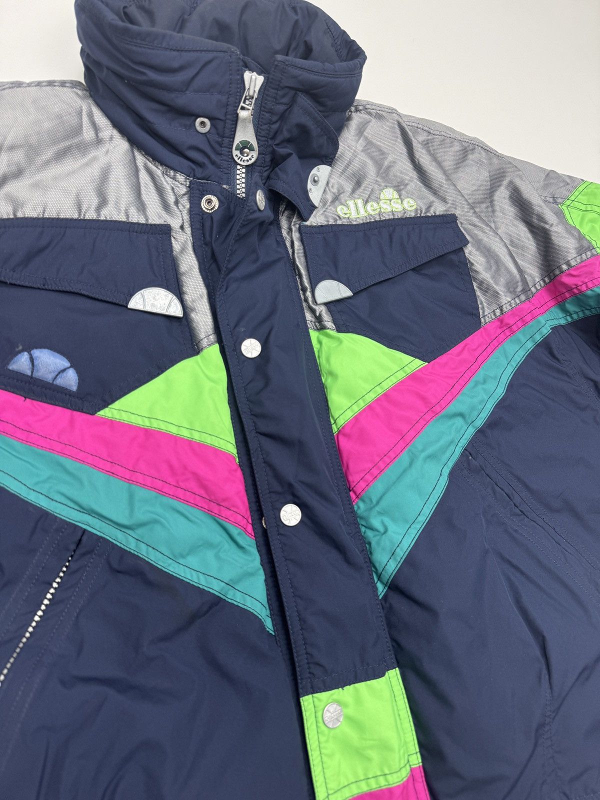 Ellesse Vintage Ellesse Ski Jacket Damen Size L / US 10 / IT 46 - 2 Thumbnail