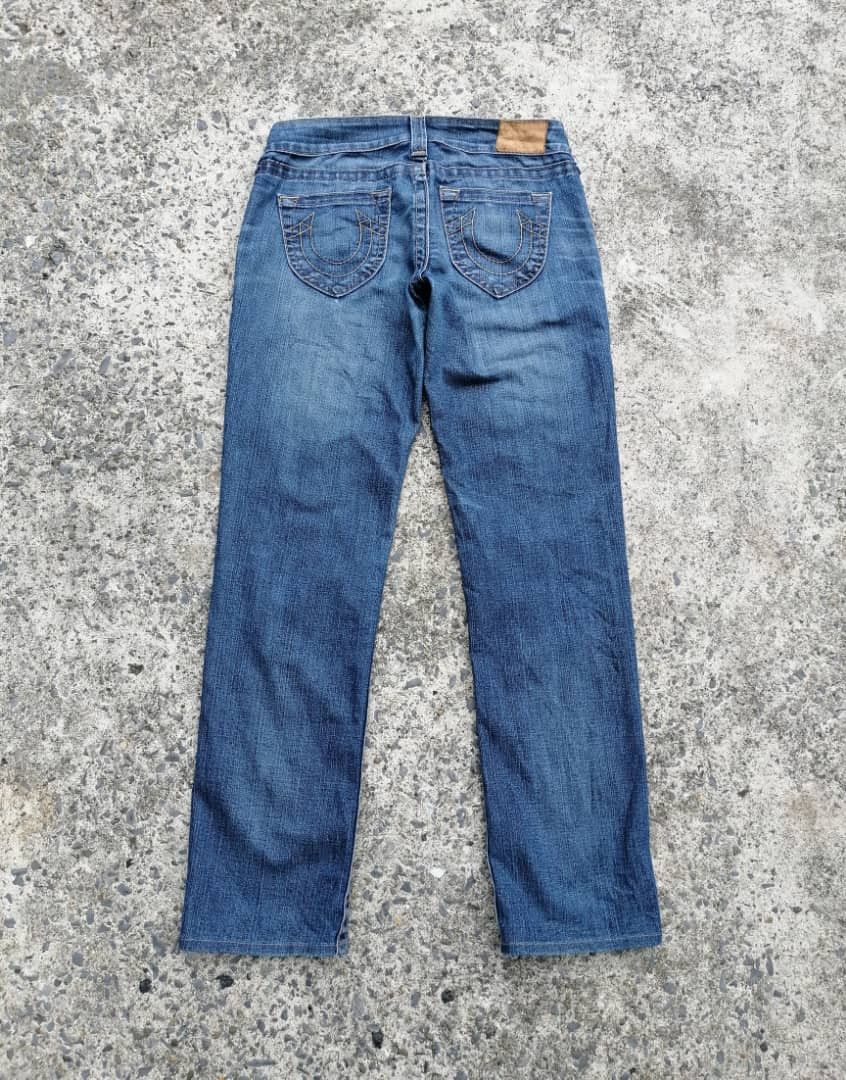 True Religion True Religion Steve Section Denim Jeans Size 30" / US 8 / IT 44 - 7 Thumbnail
