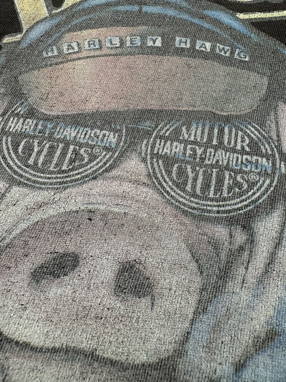 Harley Davidson Vintage 1982 Harley Davidson King Of The Road Pig Biker Tee Size US M / EU 48-50 / 2 - 7 Thumbnail