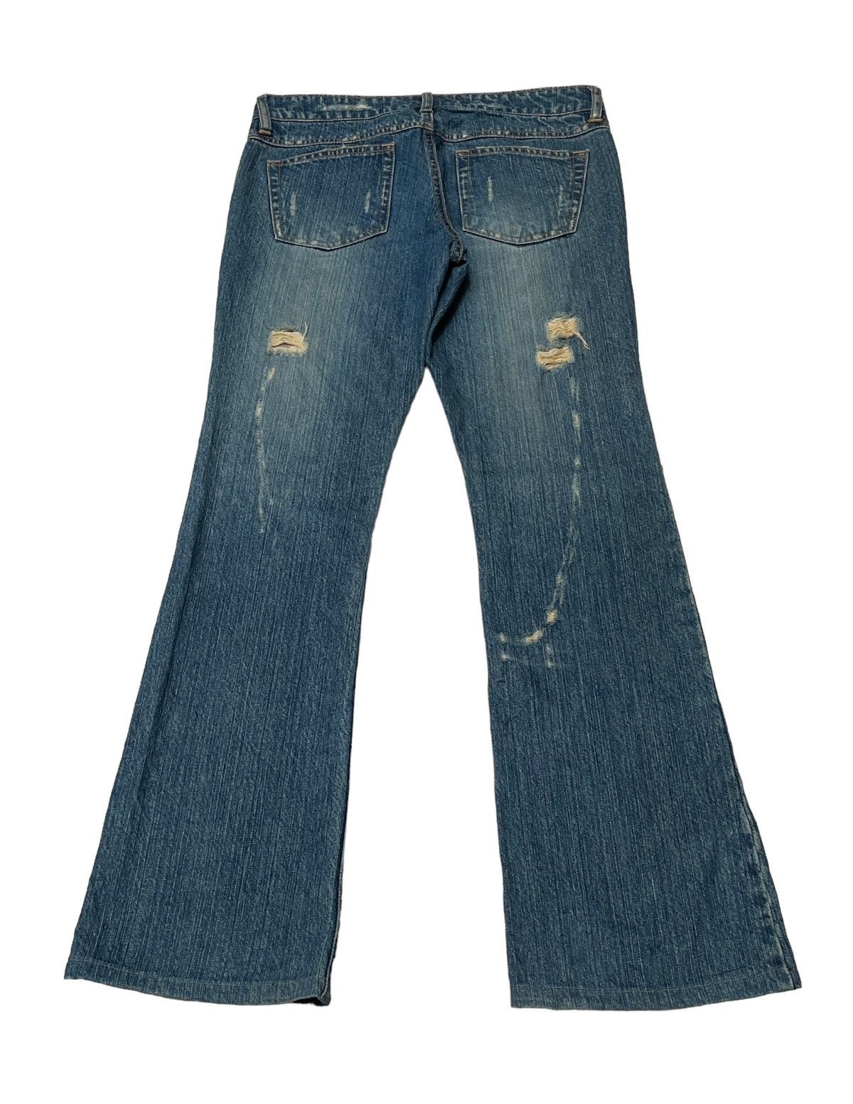 Vintage Vintage Unbrand Flared Jeans 2000s Size US 29 - 2 Thumbnail