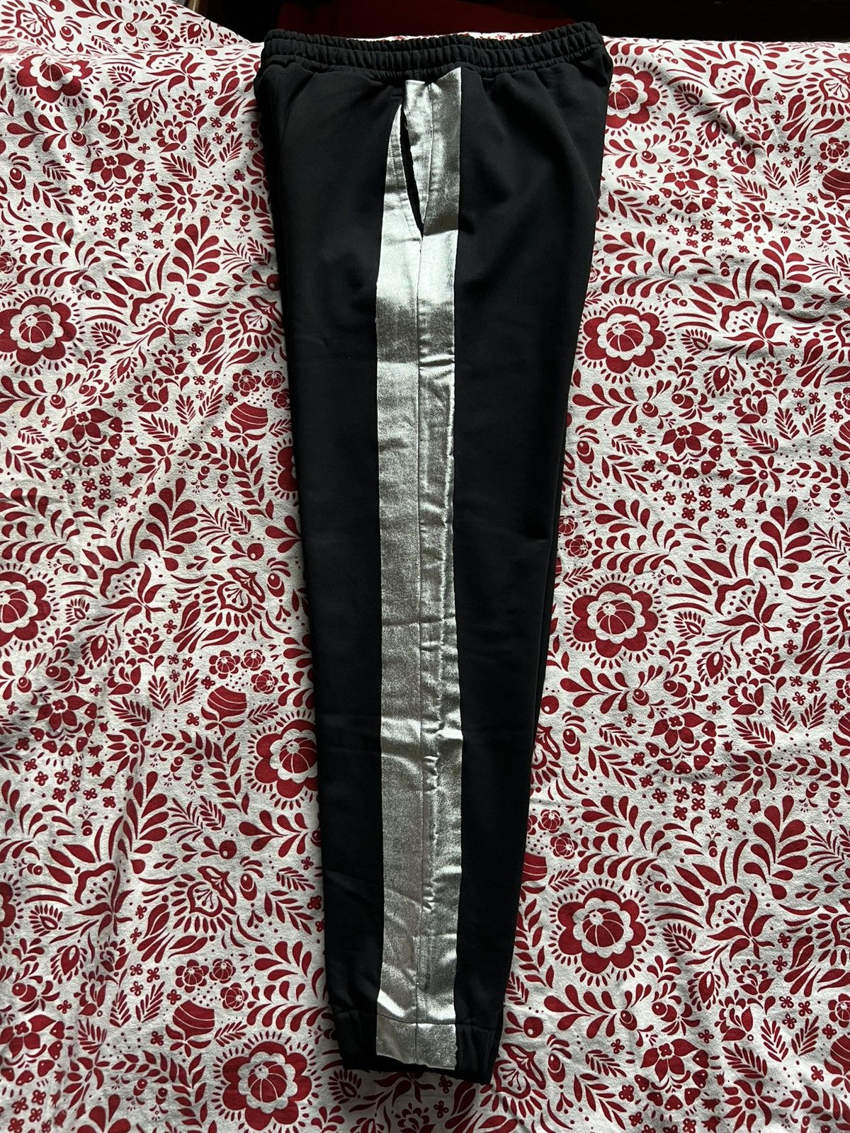 Helmut Lang Helmut Lang Silver striped sweatpants Size US 38 / EU 54 - 4 Thumbnail