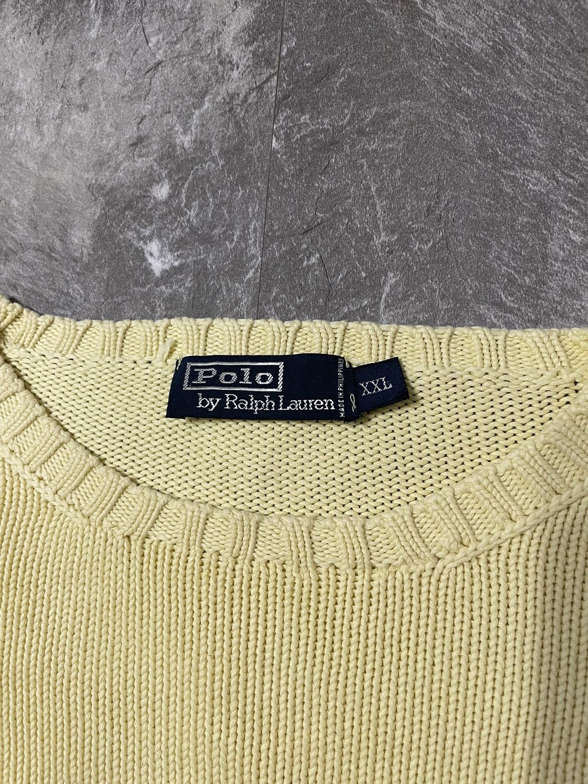 Polo Ralph Lauren Vintage Polo Ralph Lauren Knit Sweater Mini Logo Luxury 90s Size US XXL / EU 58 / 5 - 3 Thumbnail