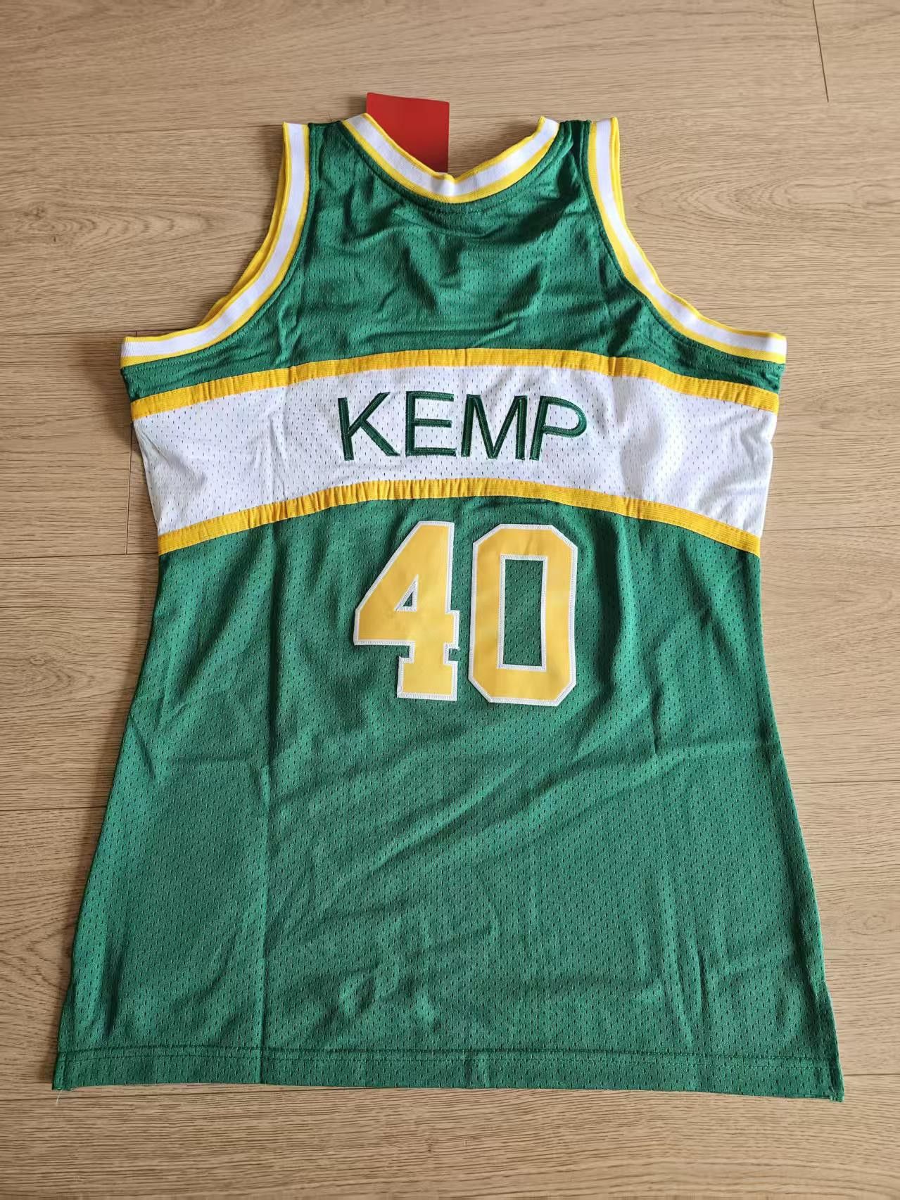 NBA Seattle Super Sonics #40 Shawn Kemp Jersey Size US XL / EU 56 / 4 - 2 Thumbnail