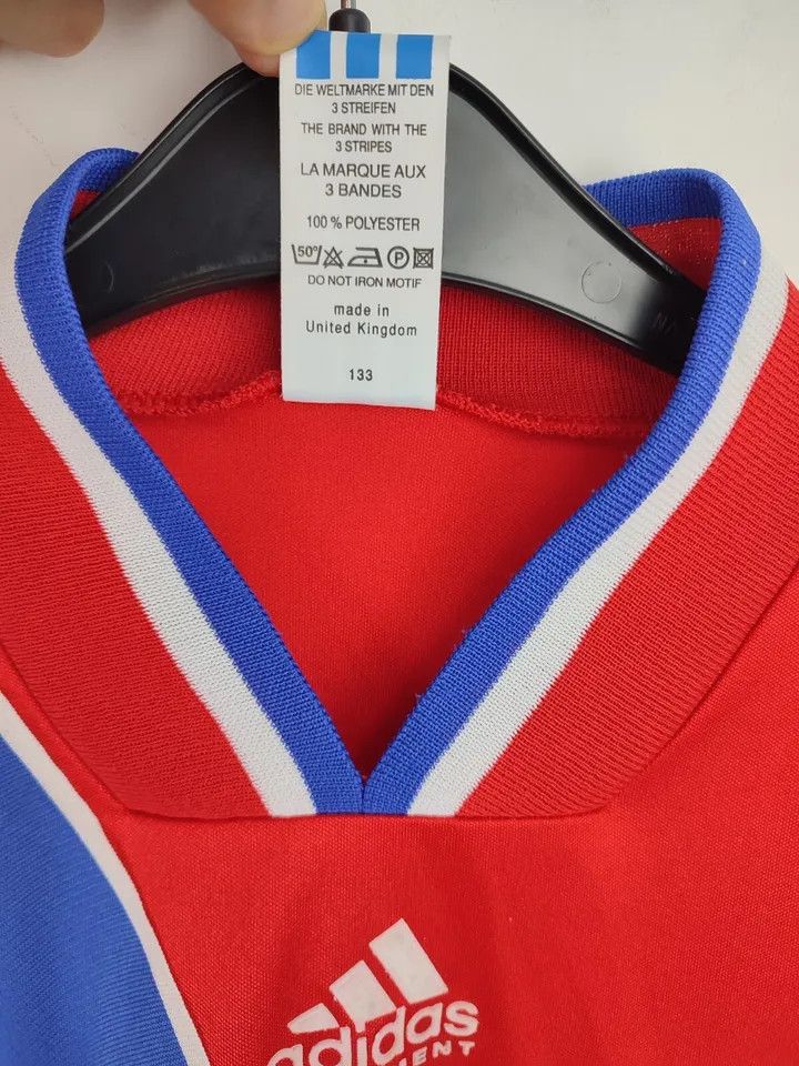 Vintage 1993 / 1995 Bayern Munich Home FOOTBALL Kit SHIRT SOCCER Size US M / EU 48-50 / 2 - 8 Thumbnail