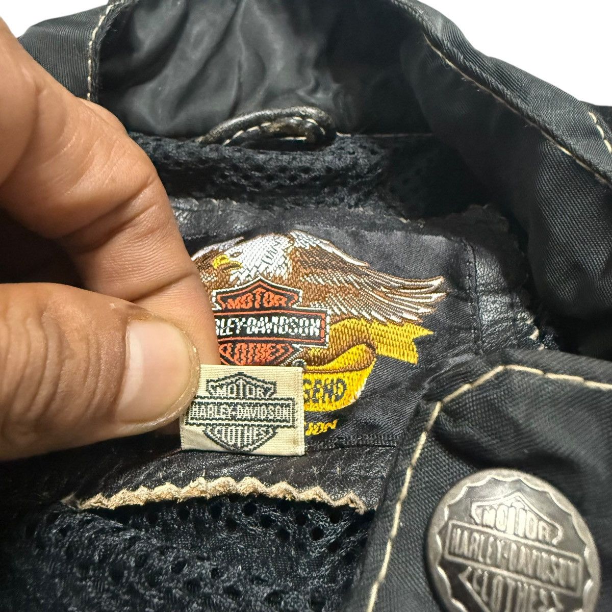 Harley Davidson Harley Davidson Motorcycle Riding Leather Jacket Size US M / EU 48-50 / 2 - 8 Thumbnail
