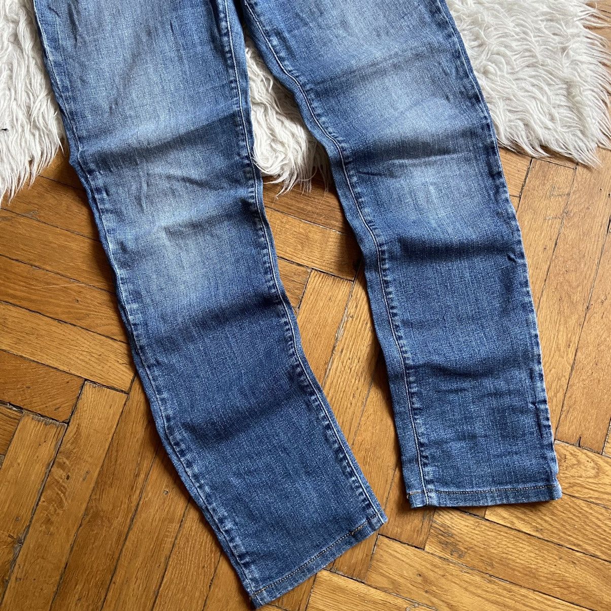 Armani × Giorgio Armani × Vintage 📌 Vintage Armani Jeans 00s Denim Metal Logo Y2k Size US 32 / EU 48 - 8 Thumbnail