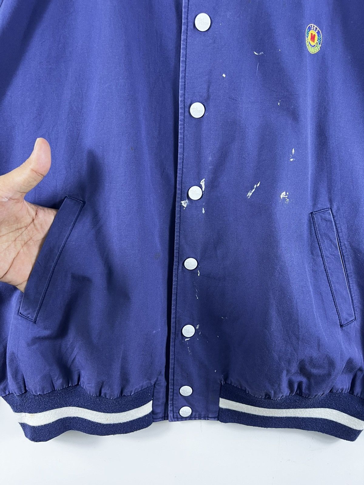 Mickey Inc 🔥 Vintage 90's Miki House Country Distressed Varsity Size US L / EU 52-54 / 3 - 5 Thumbnail