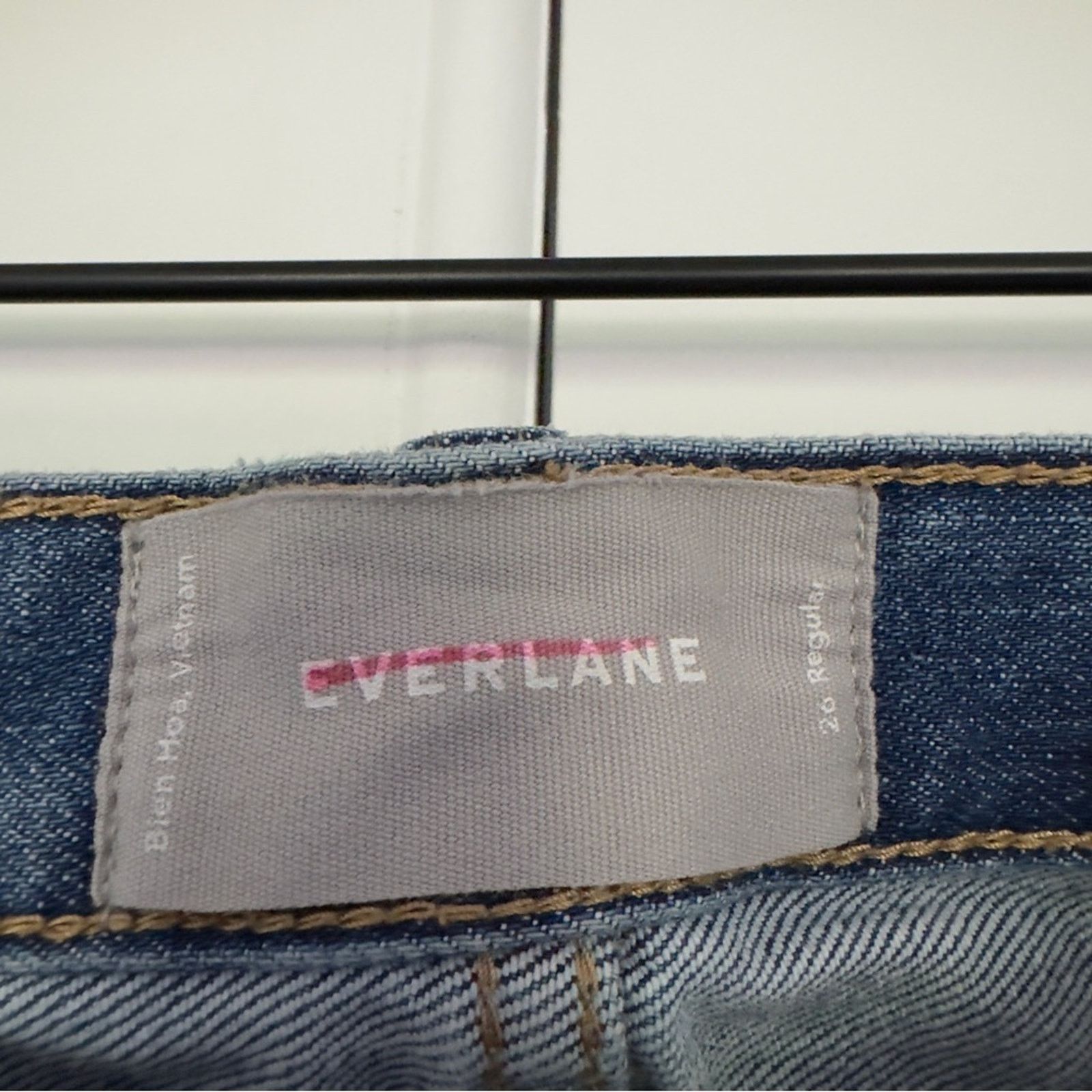Everlane Everlane medium Wash jeans 5-pocket belt loops casual cotton Size 26" / US 2 / IT 38 - 4 Thumbnail