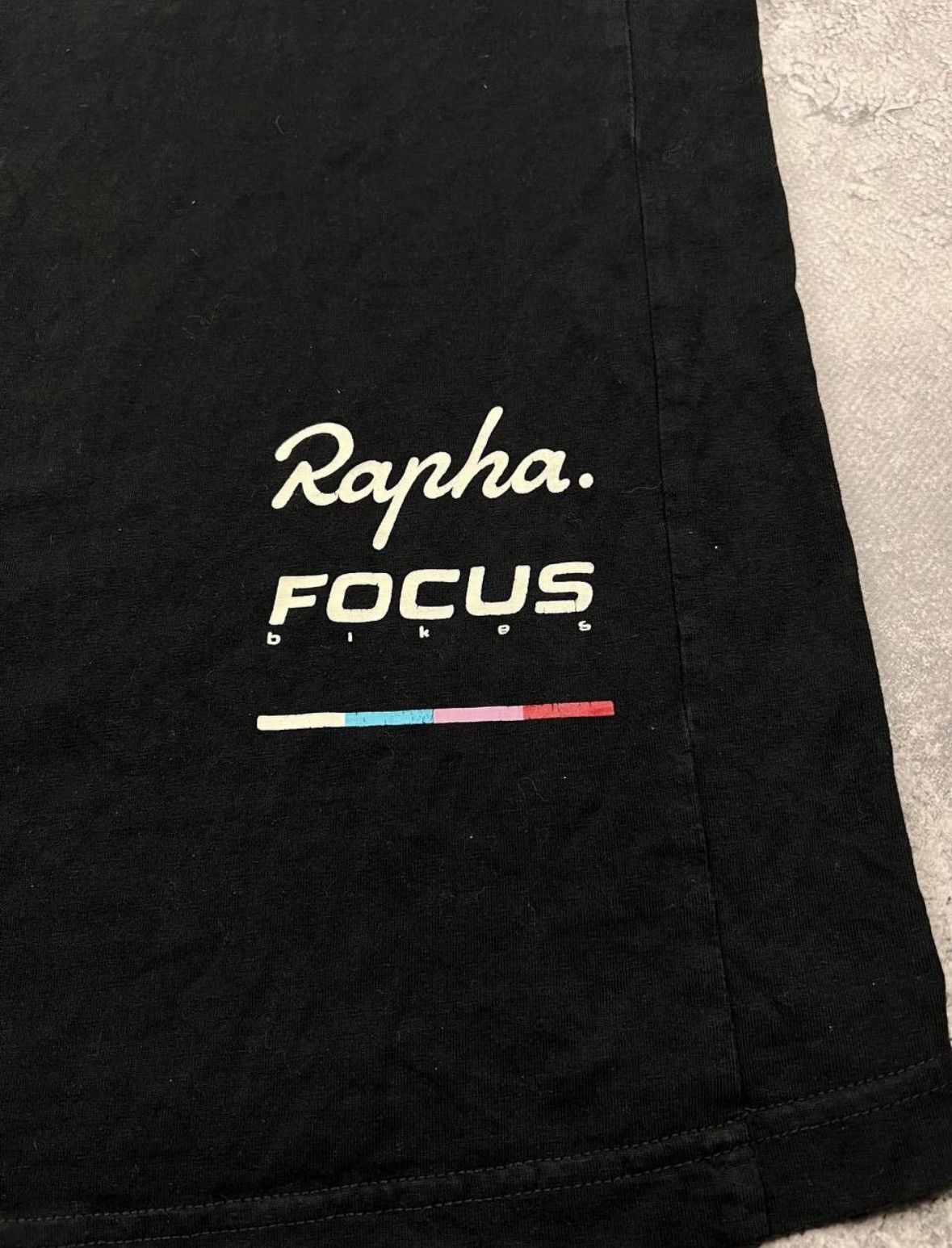 Rapha Rapha Focus Bikes T-Shirt Big Logo Cycling Black Mens Tee Size US XL / EU 56 / 4 - 11 Thumbnail