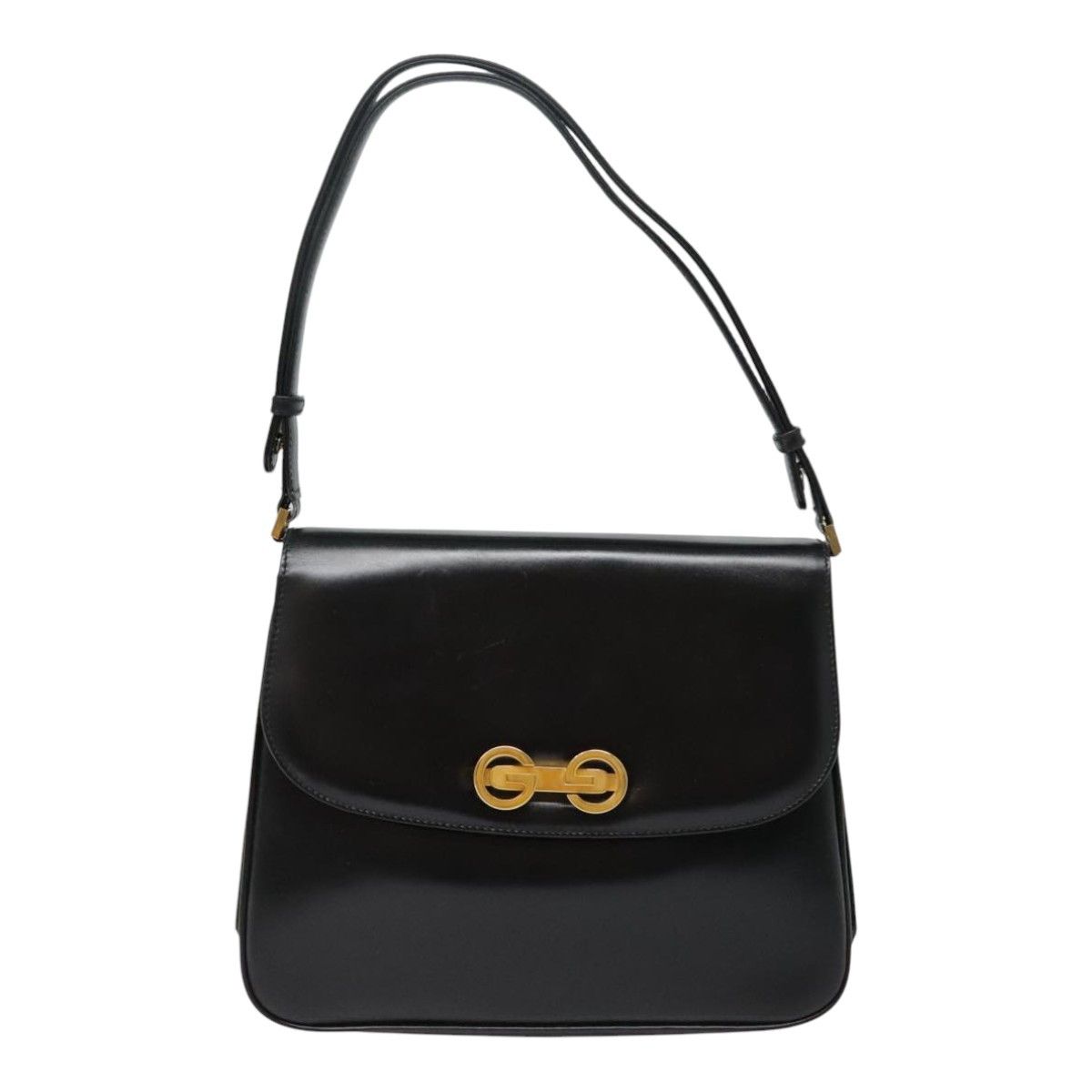 Gucci Black Leather Shoulder Bag (Pre-Owned) Size ONE SIZE - 1 Thumbnail