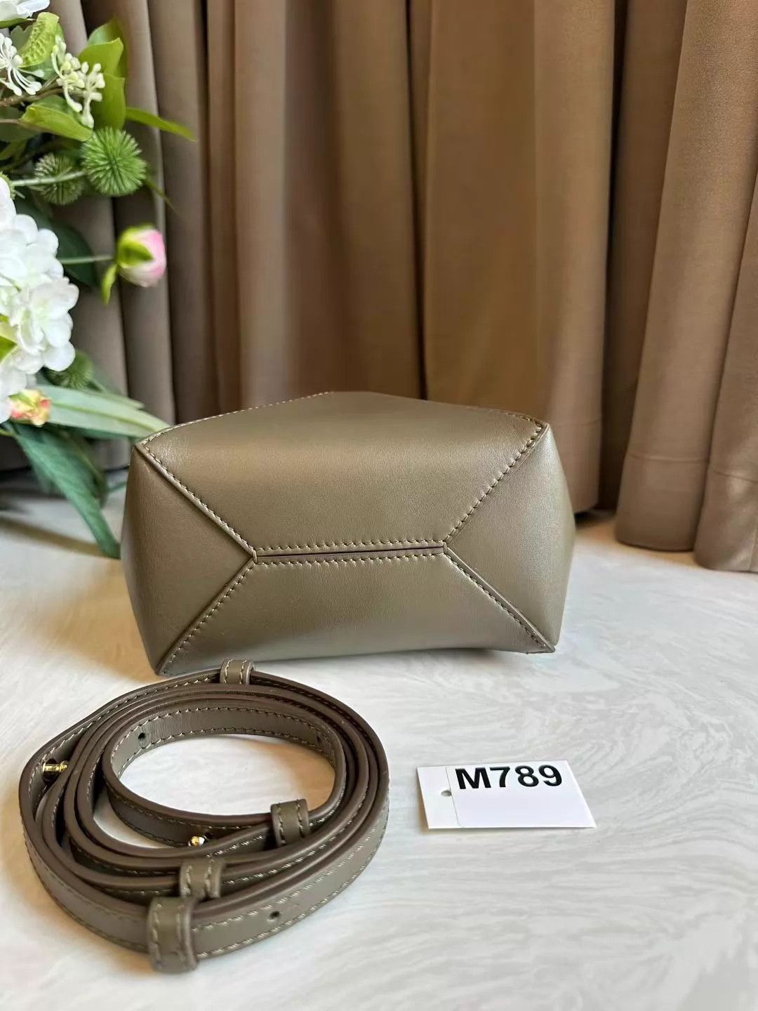 Loewe LOEWE Mini Tote Deep Olive Green 23 M789 Hand/Cross LN Size ONE SIZE - 8 Thumbnail