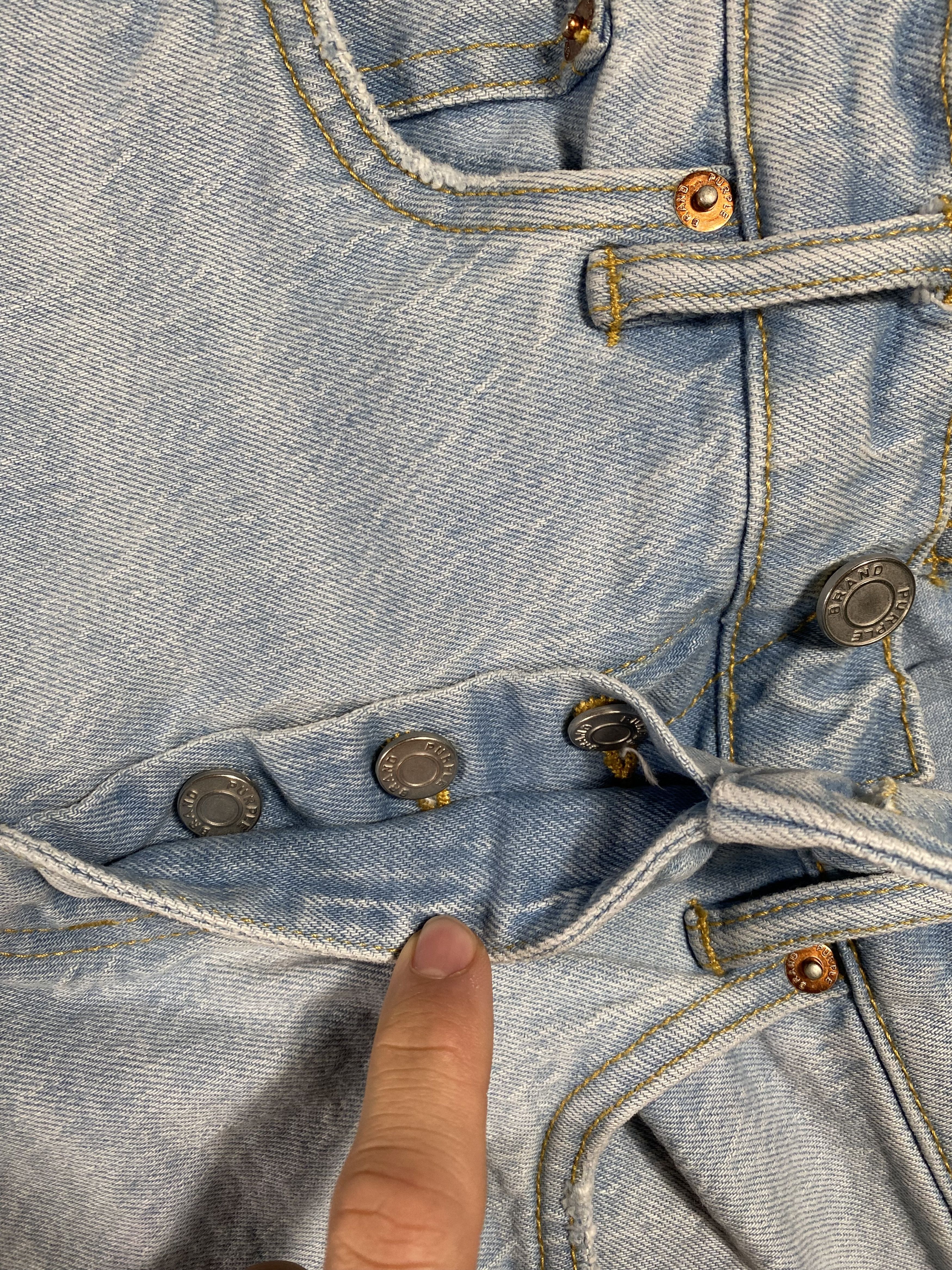 Purple Purple Brand Light Wash Denim Size 30x33 Size US 30 / EU 46 - 3 Thumbnail