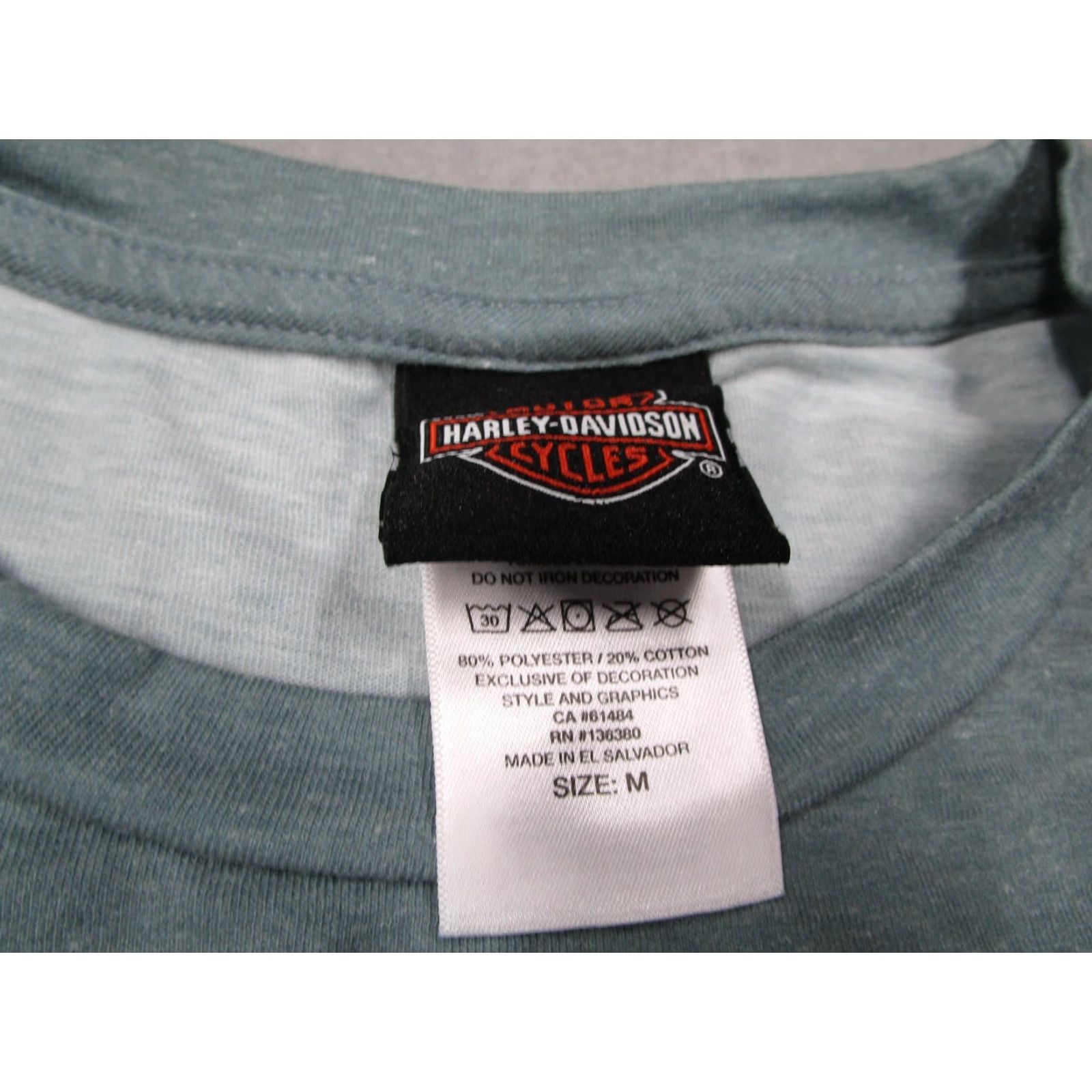 Harley Davidson Harley-Davidson Shirt Mens Medium Blue Double Side Lynchburg Tennessee Fanatics Shirt Mens Blue Graphic Tee Size US M / EU 48-50 / 2 - 3 Thumbnail